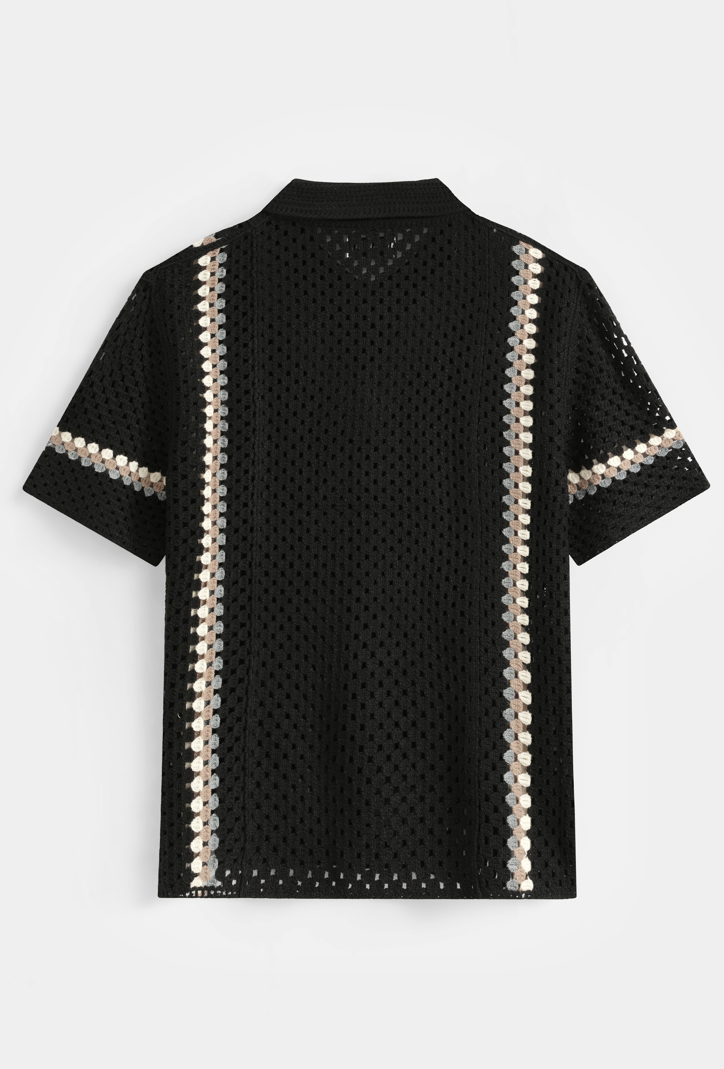 Chemise crochet col polo