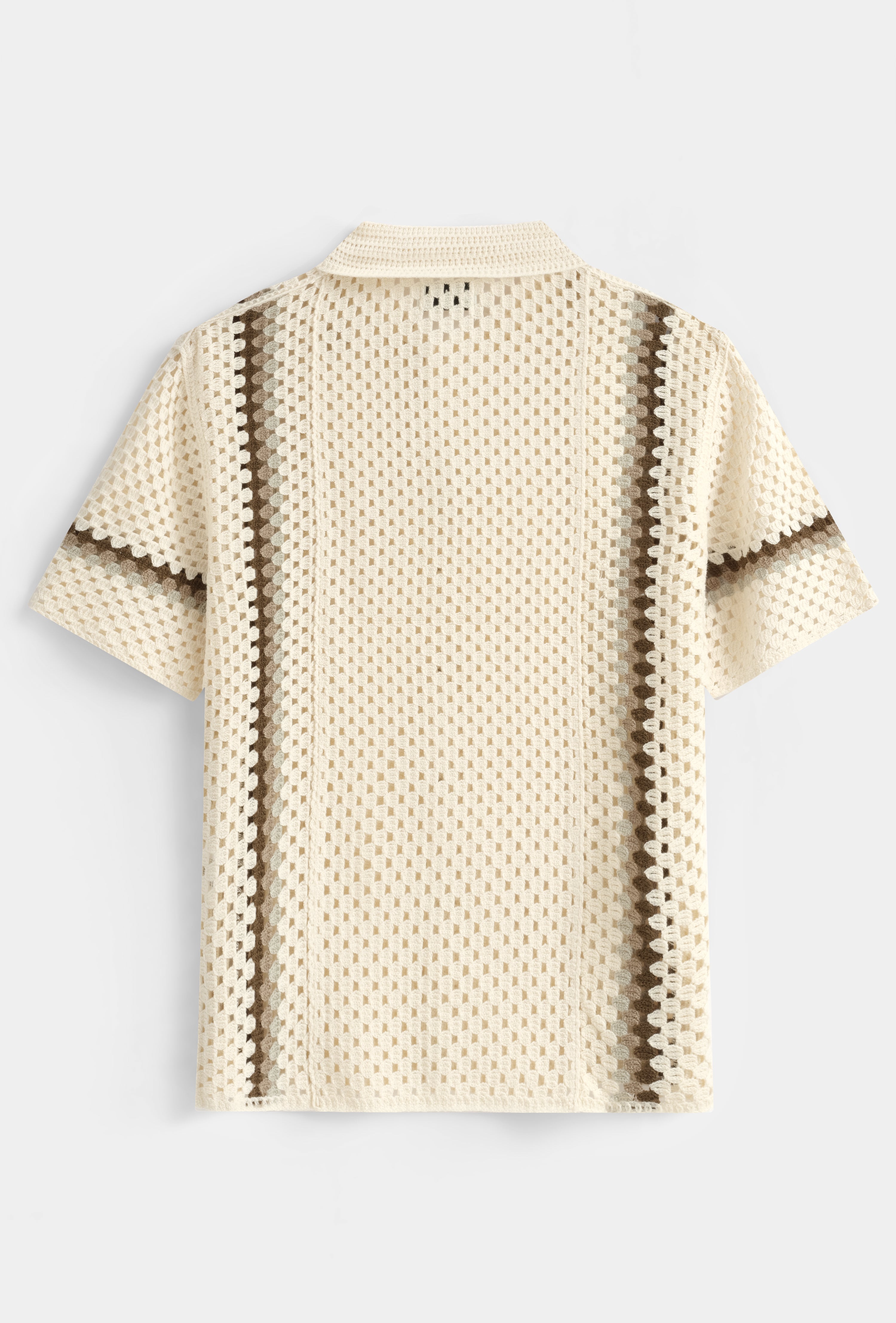 Chemise crochet col polo