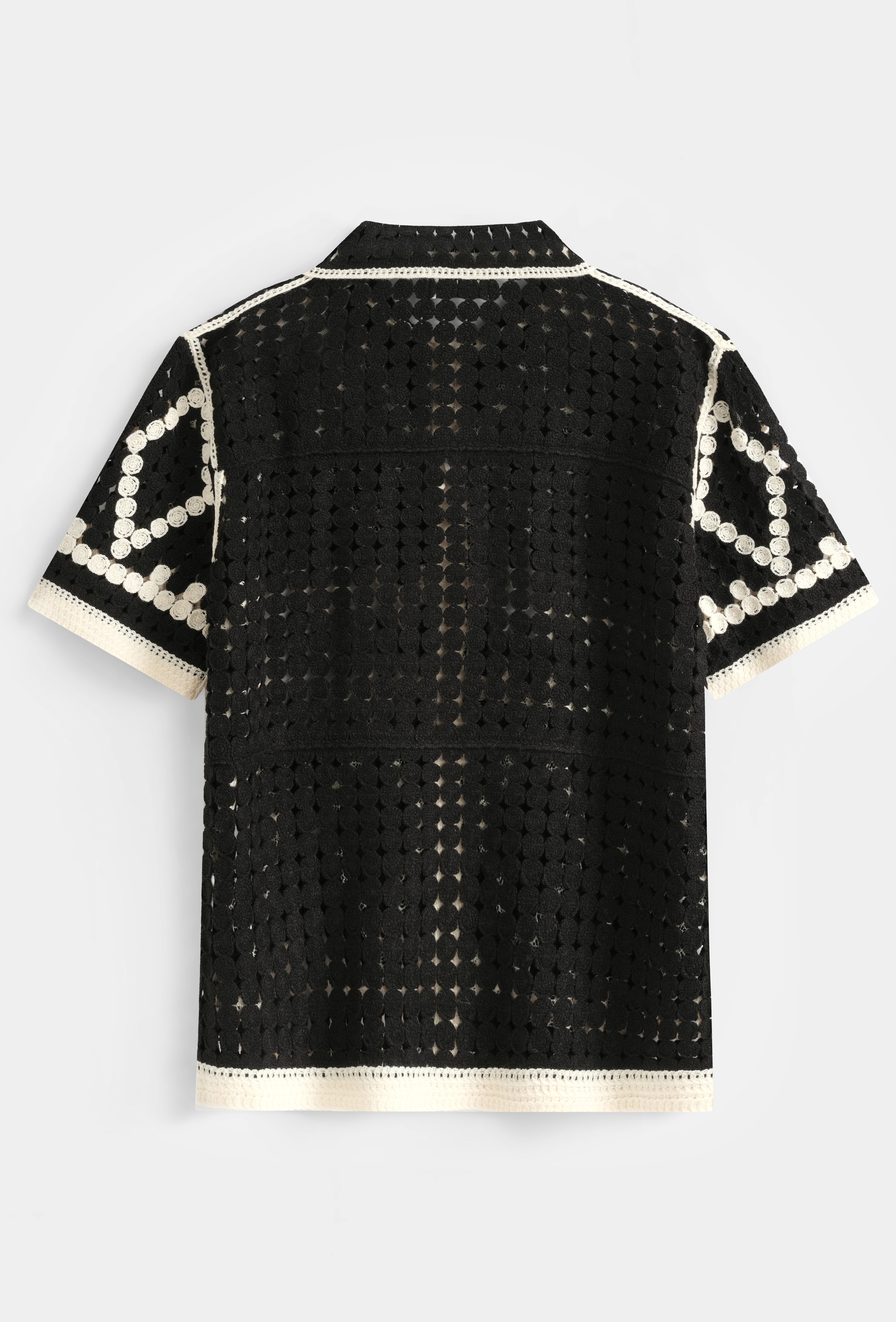 Chemise crochet géométrique