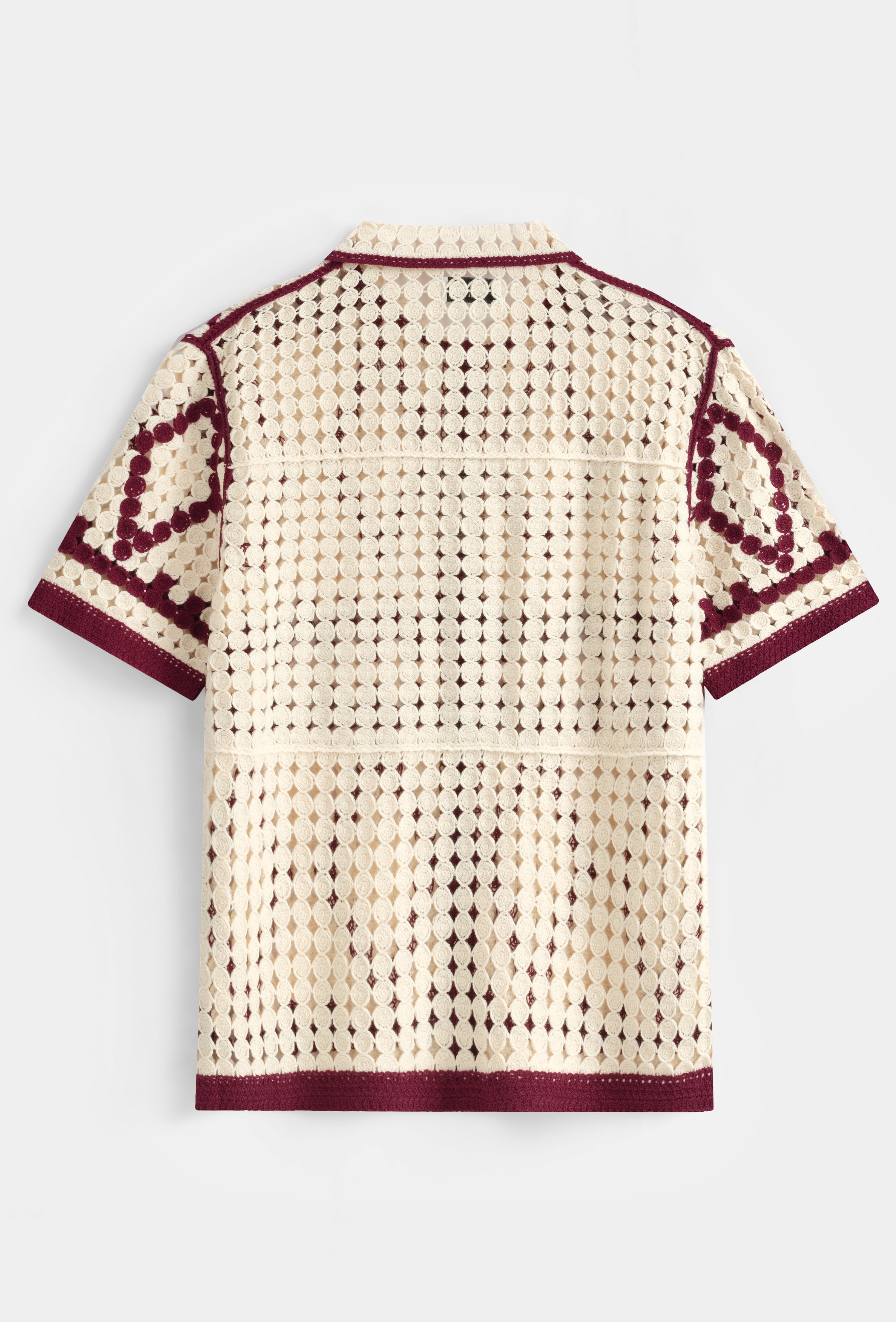 Chemise crochet géométrique