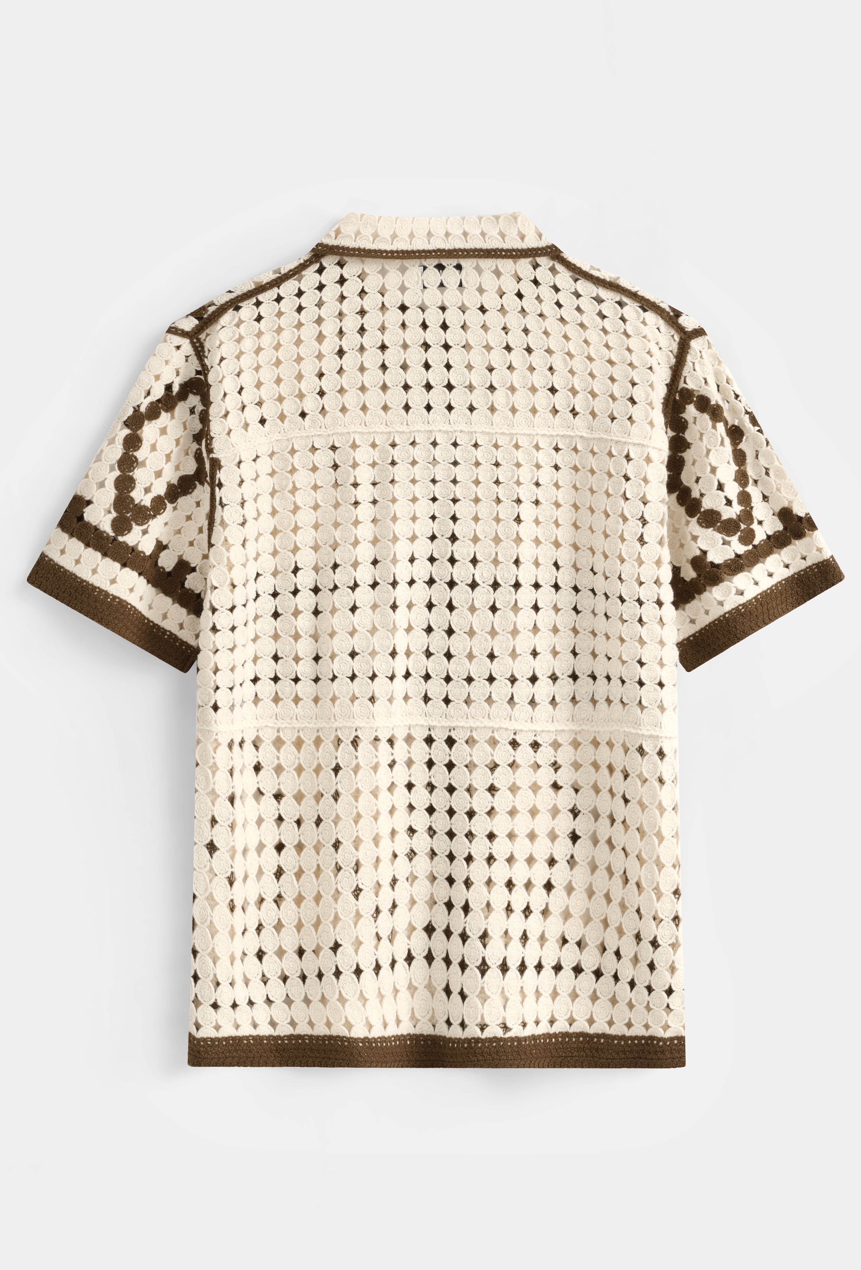 Chemise crochet géométrique