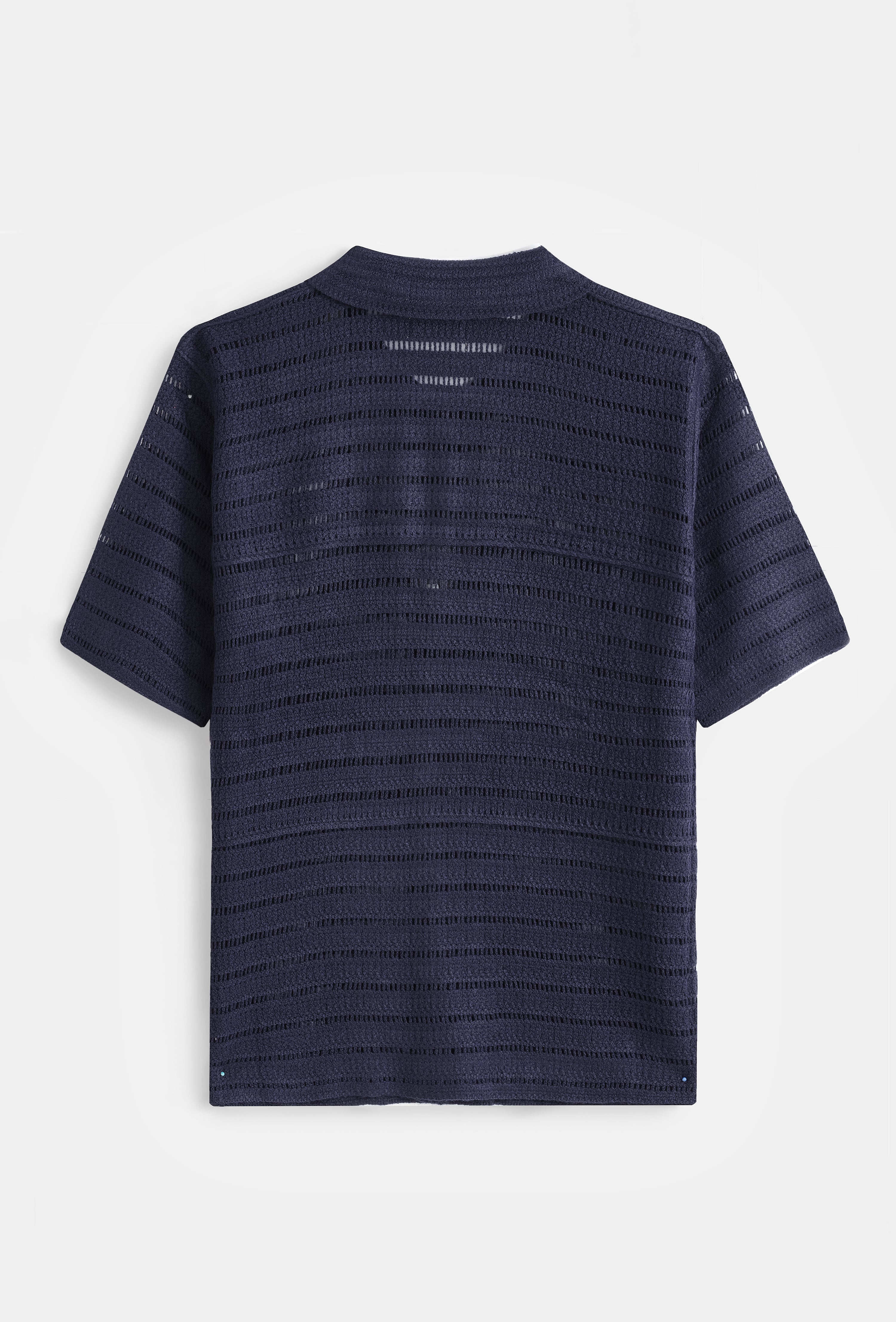 Chemise polo tricot rayé