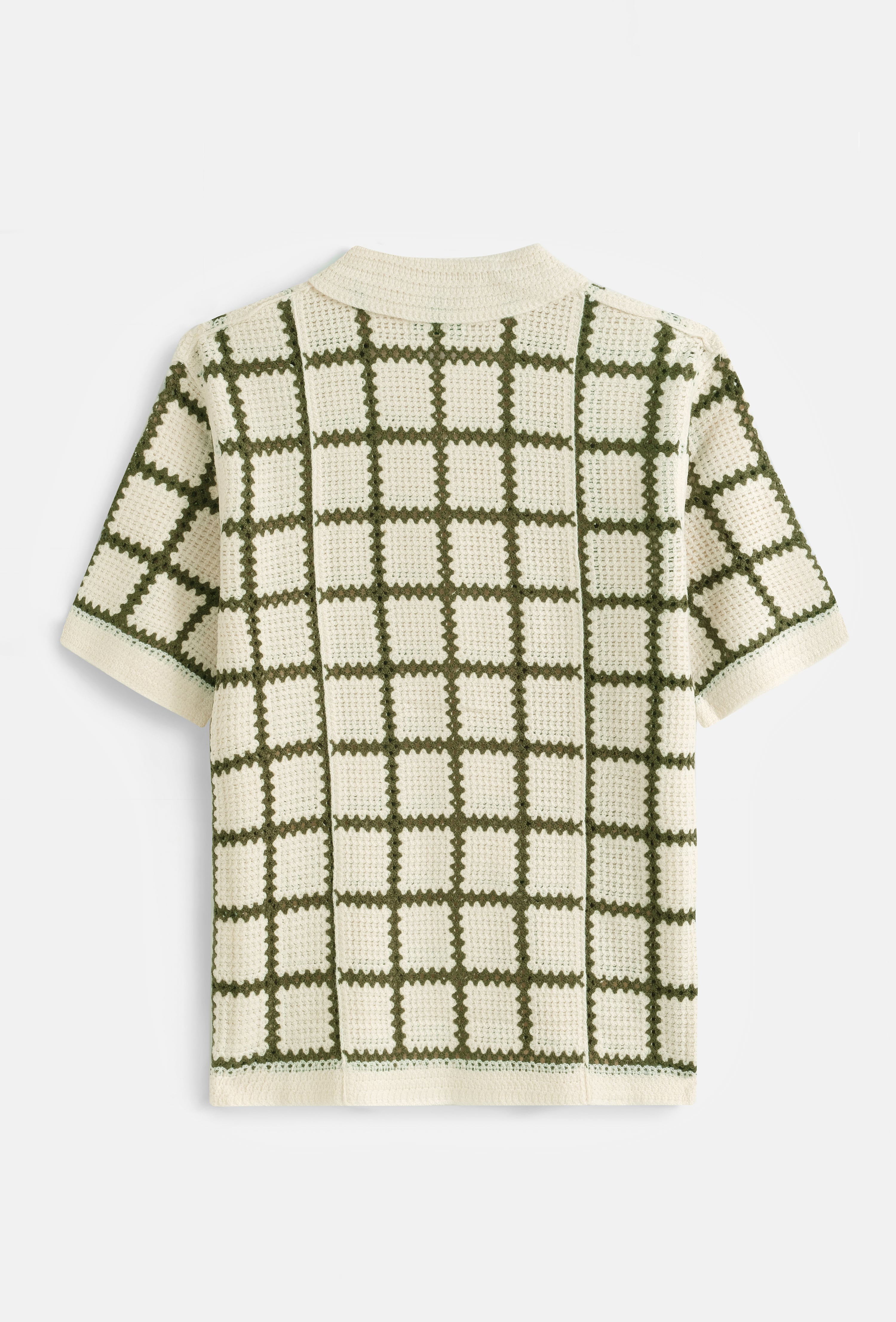 Chemise tricot quadrillé
