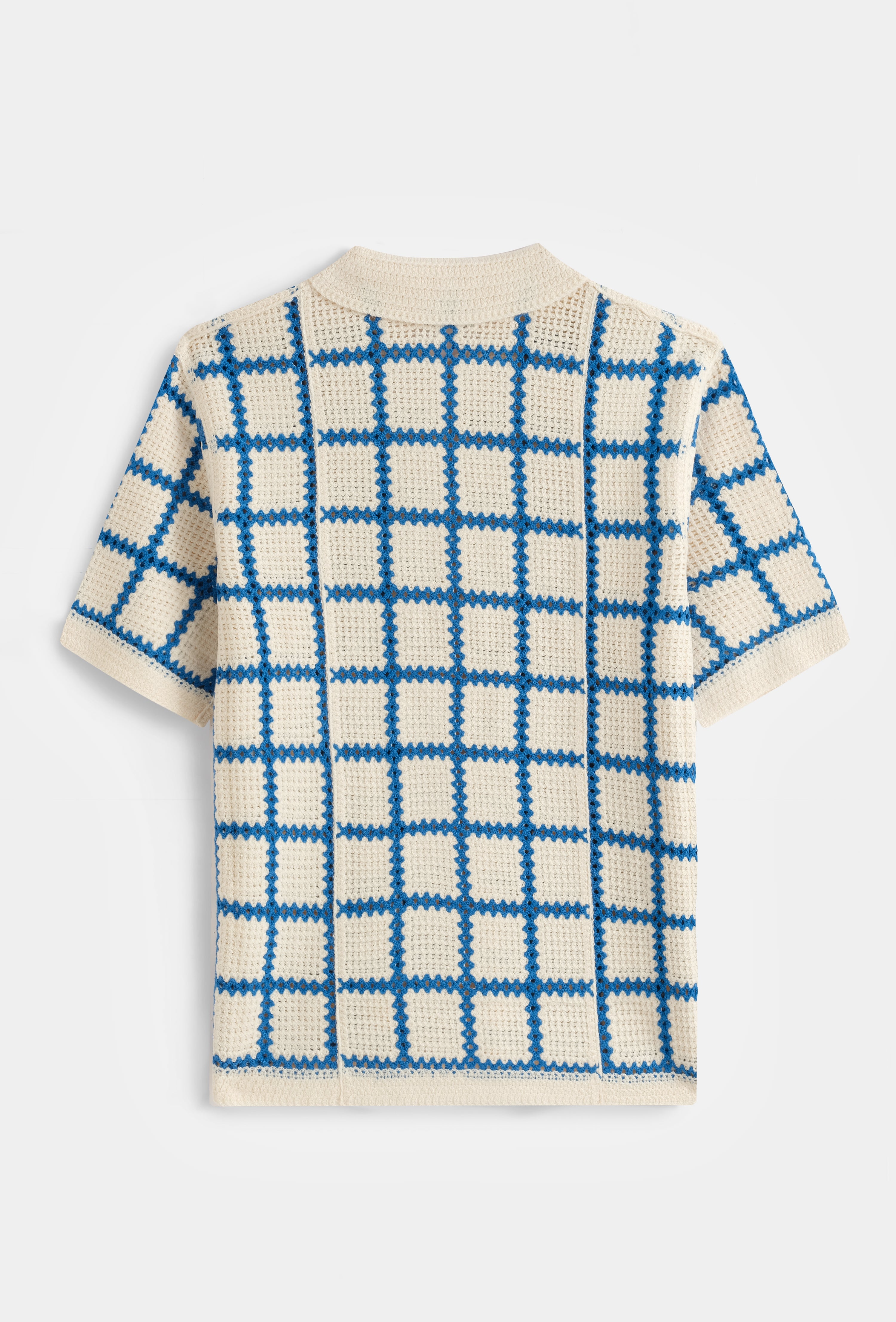 Chemise tricot quadrillé