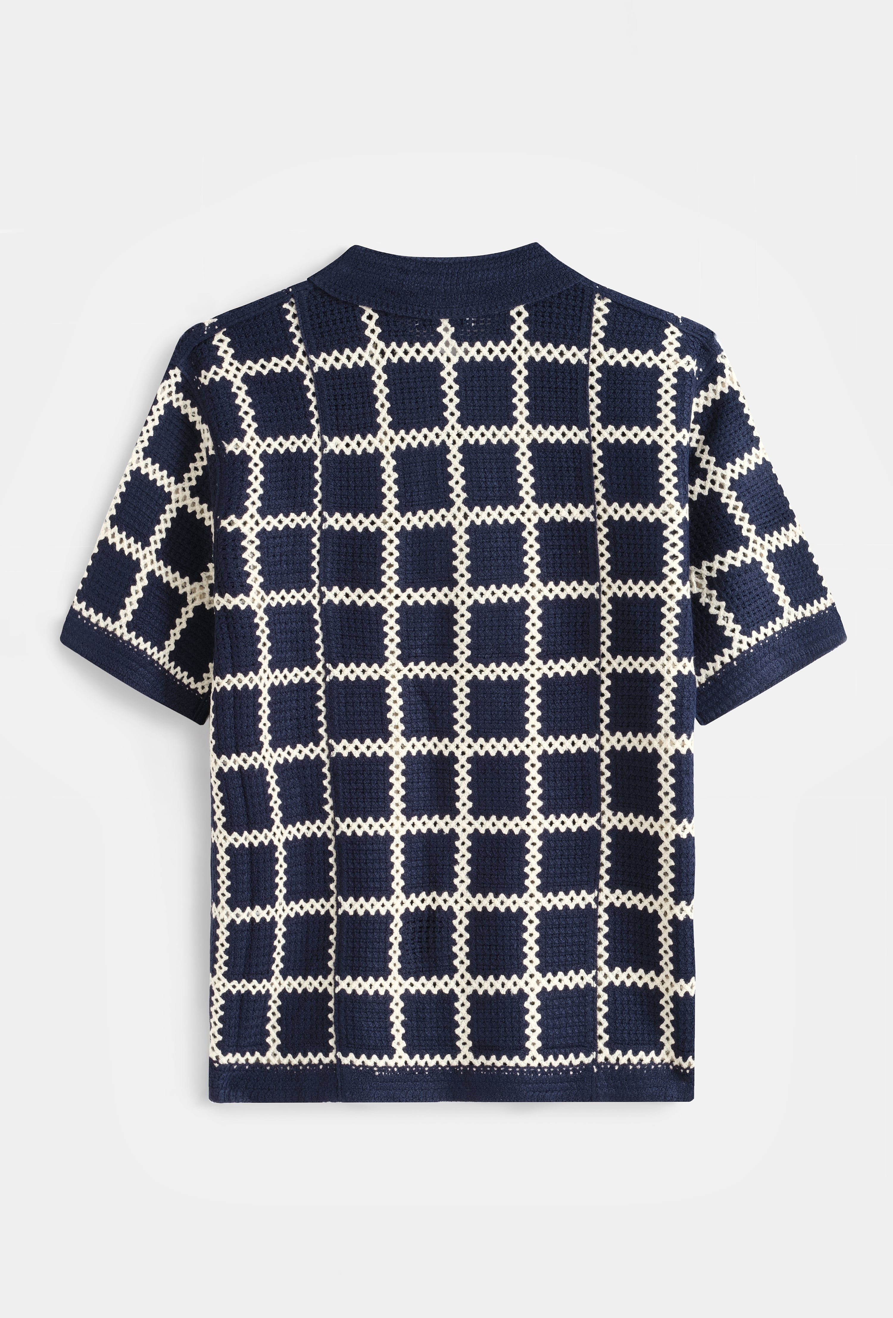 Chemise tricot quadrillé