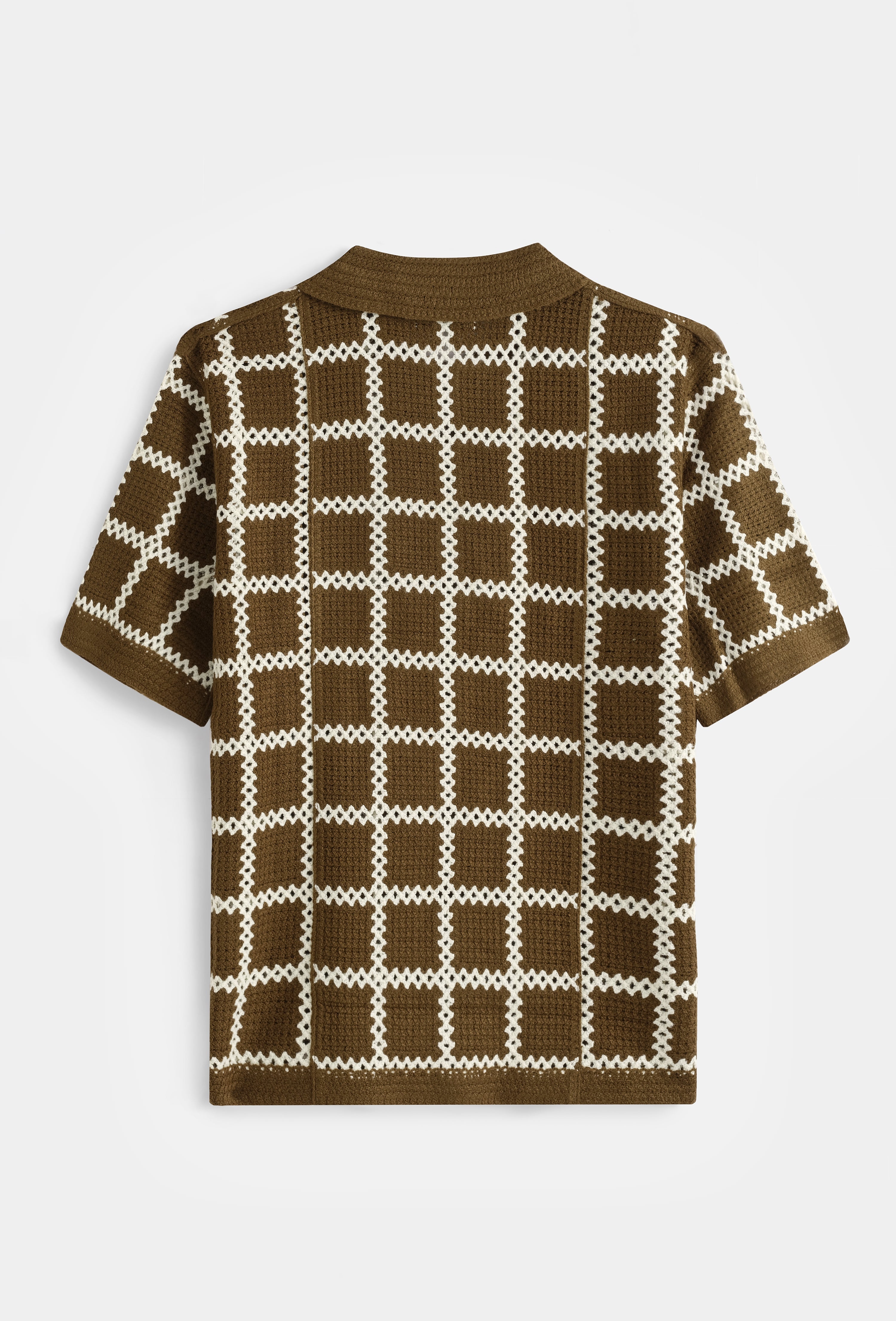 Chemise tricot quadrillé