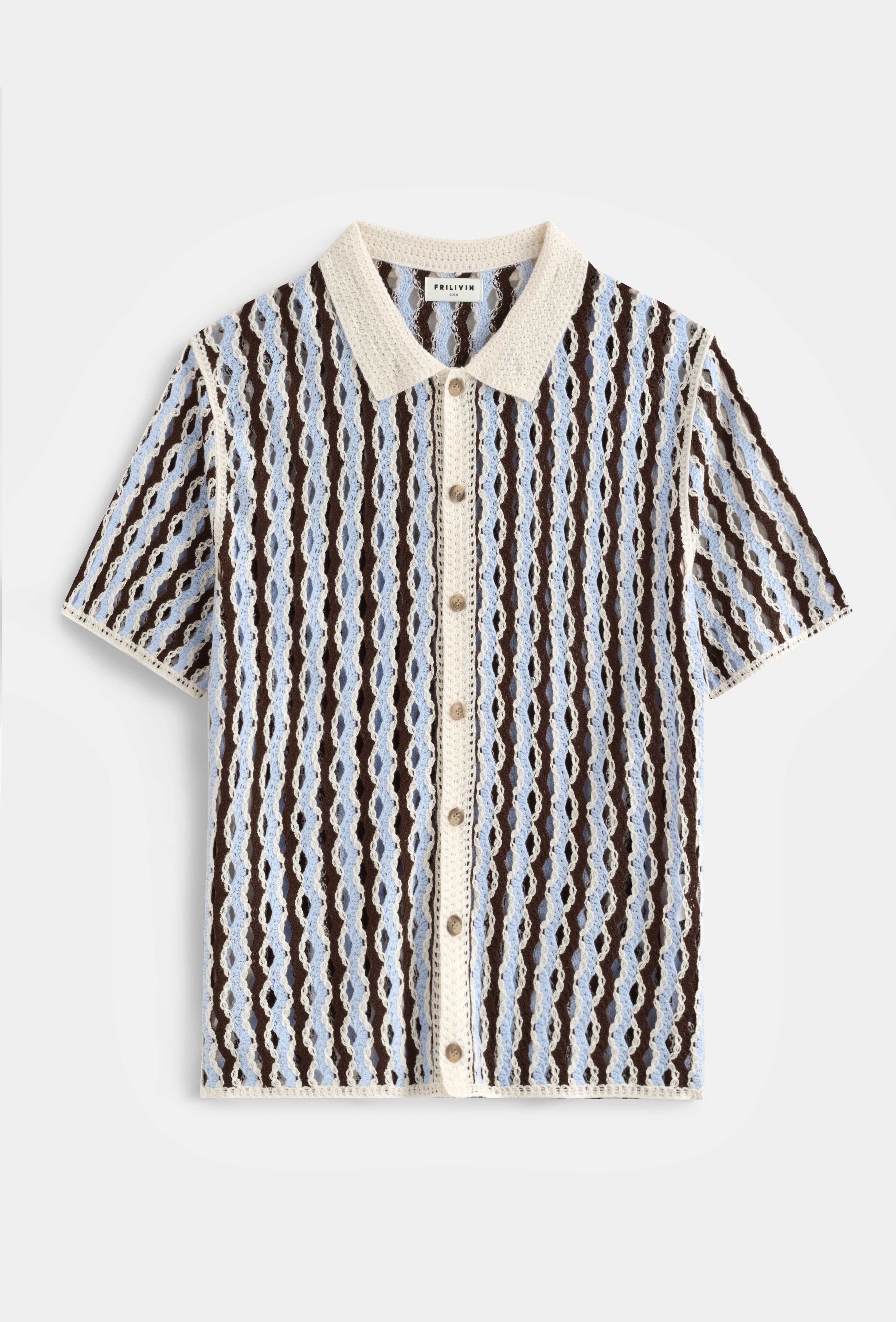 Chemise polo tricotée