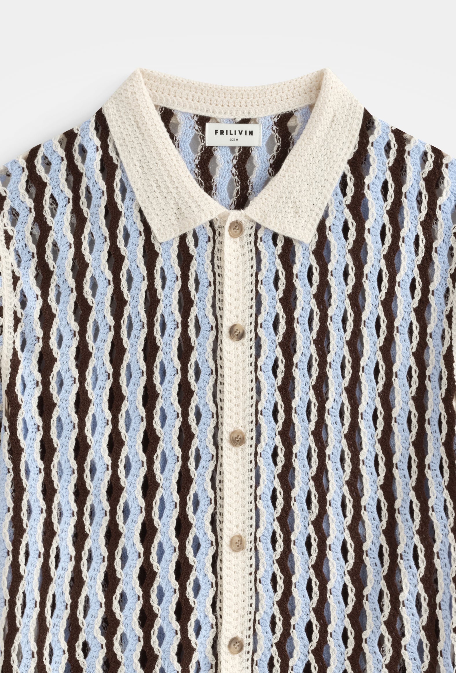 Chemise polo tricotée
