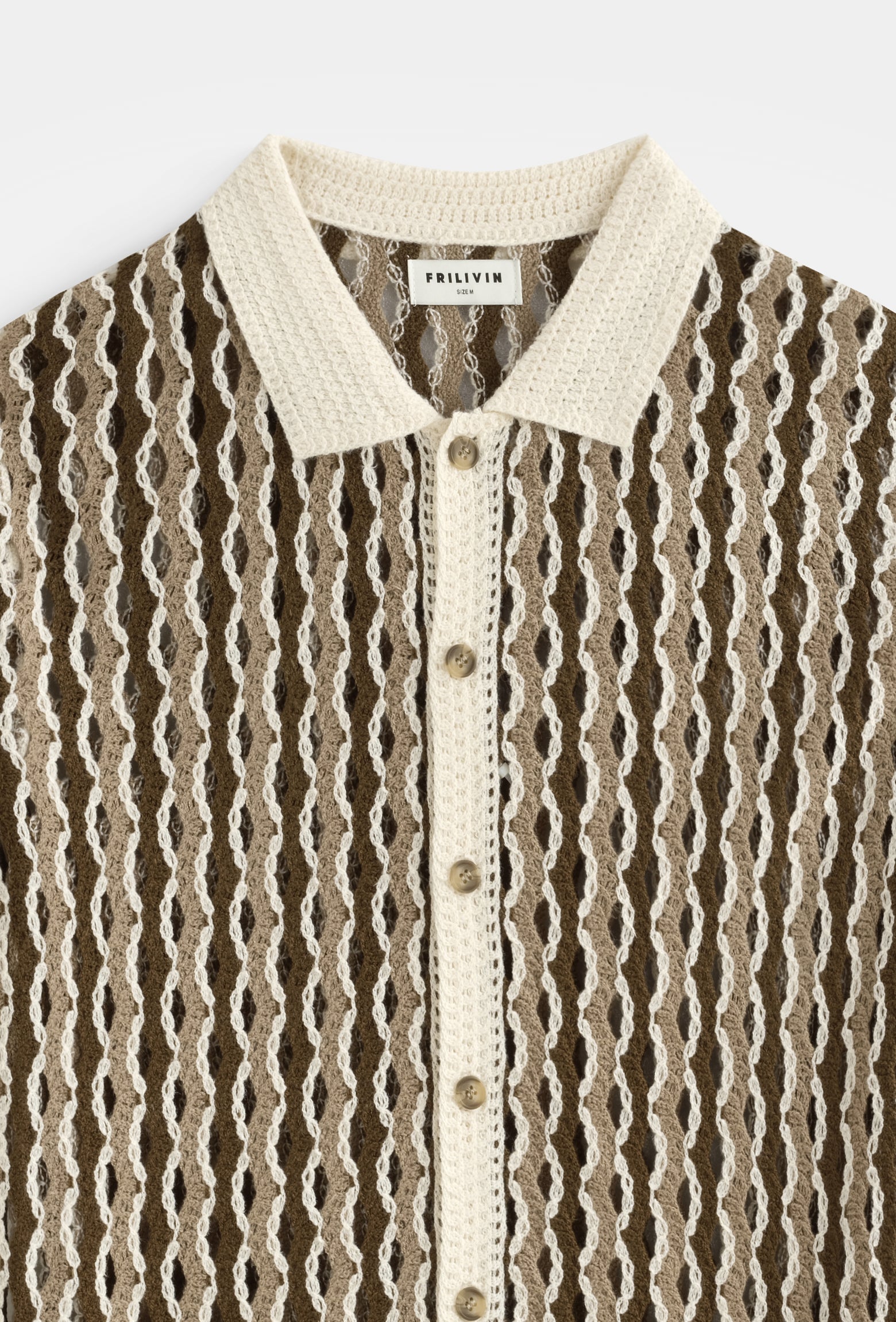 Chemise polo tricotée