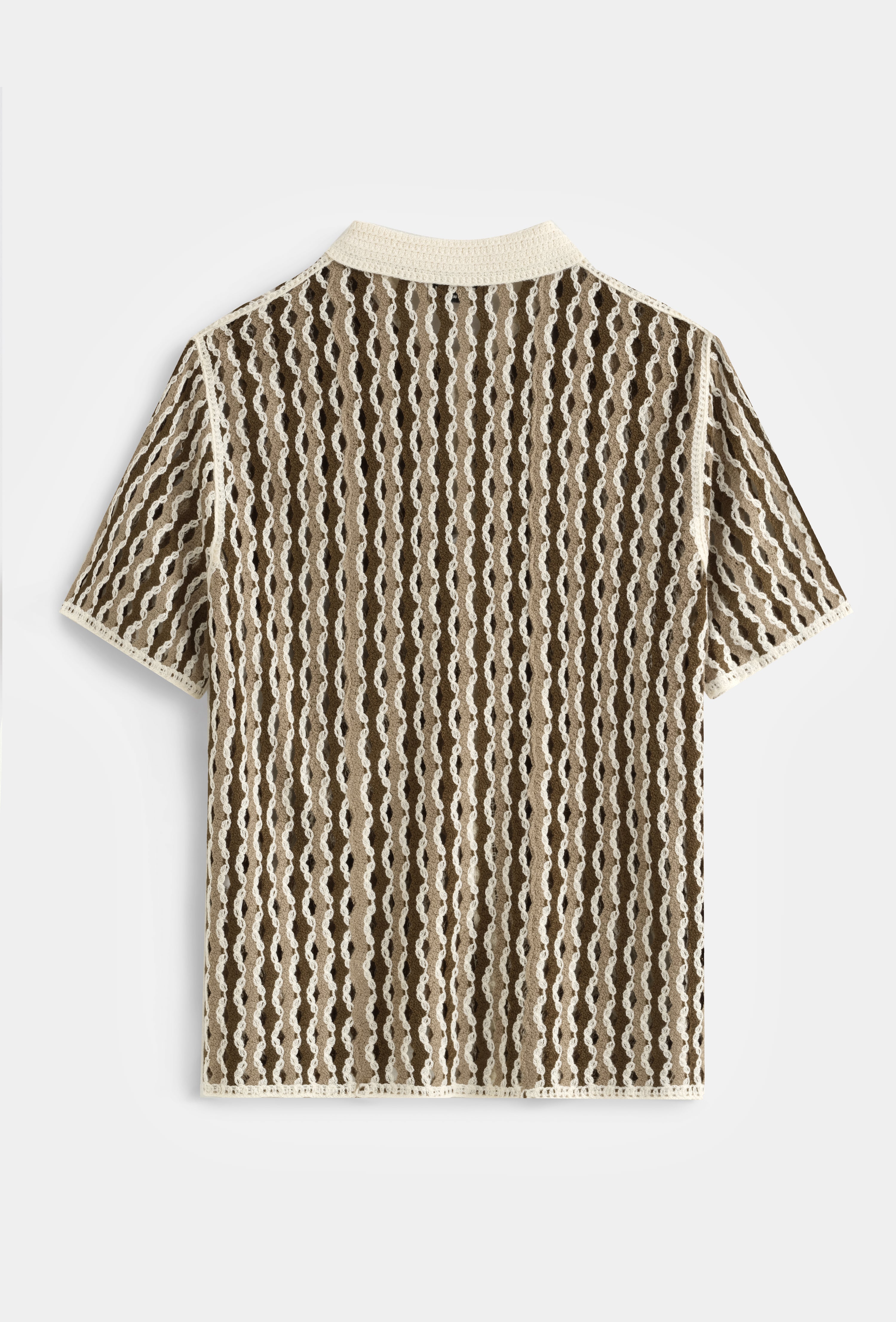 Chemise polo tricotée