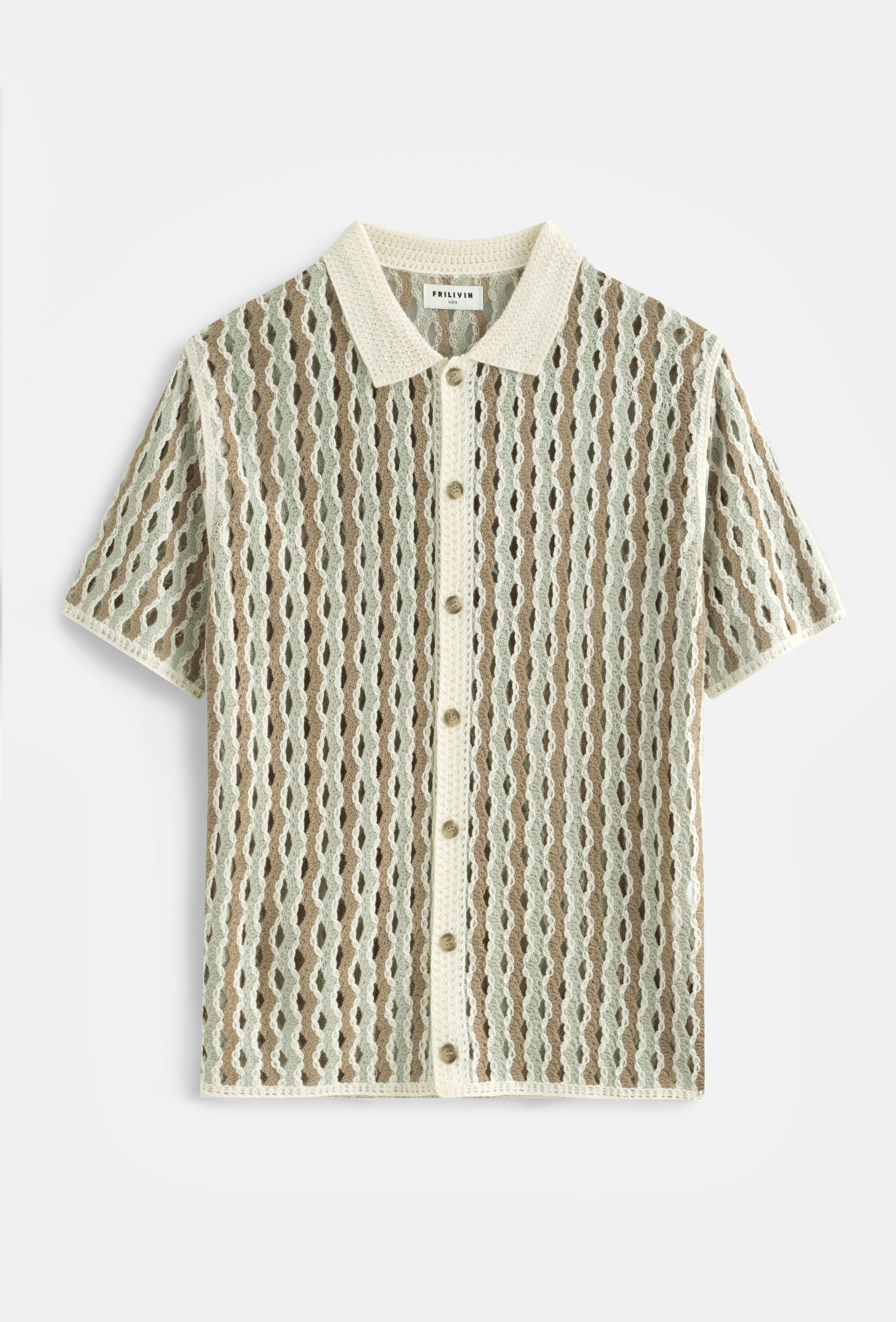 Chemise polo tricotée