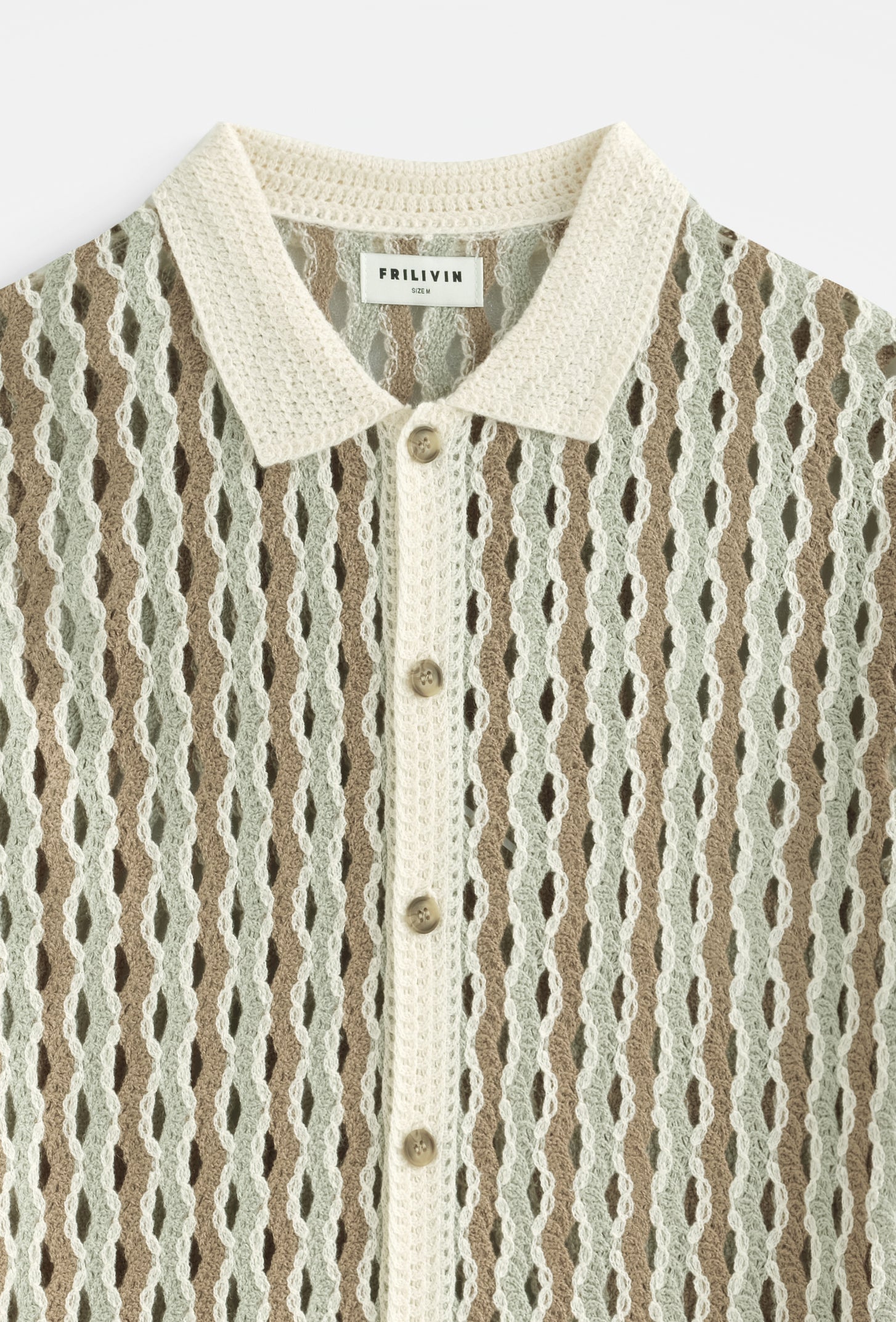 Chemise polo tricotée