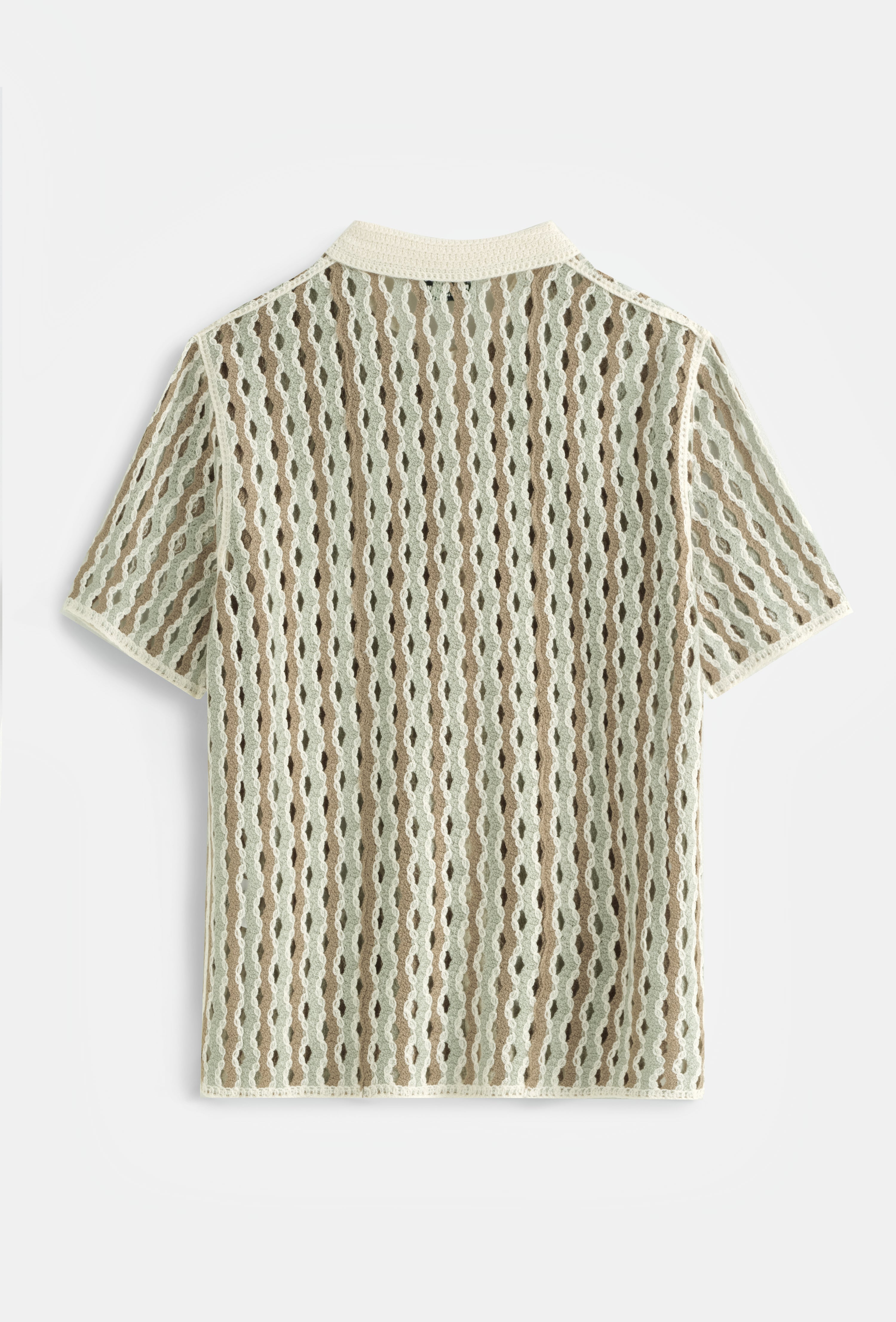 Chemise polo tricotée