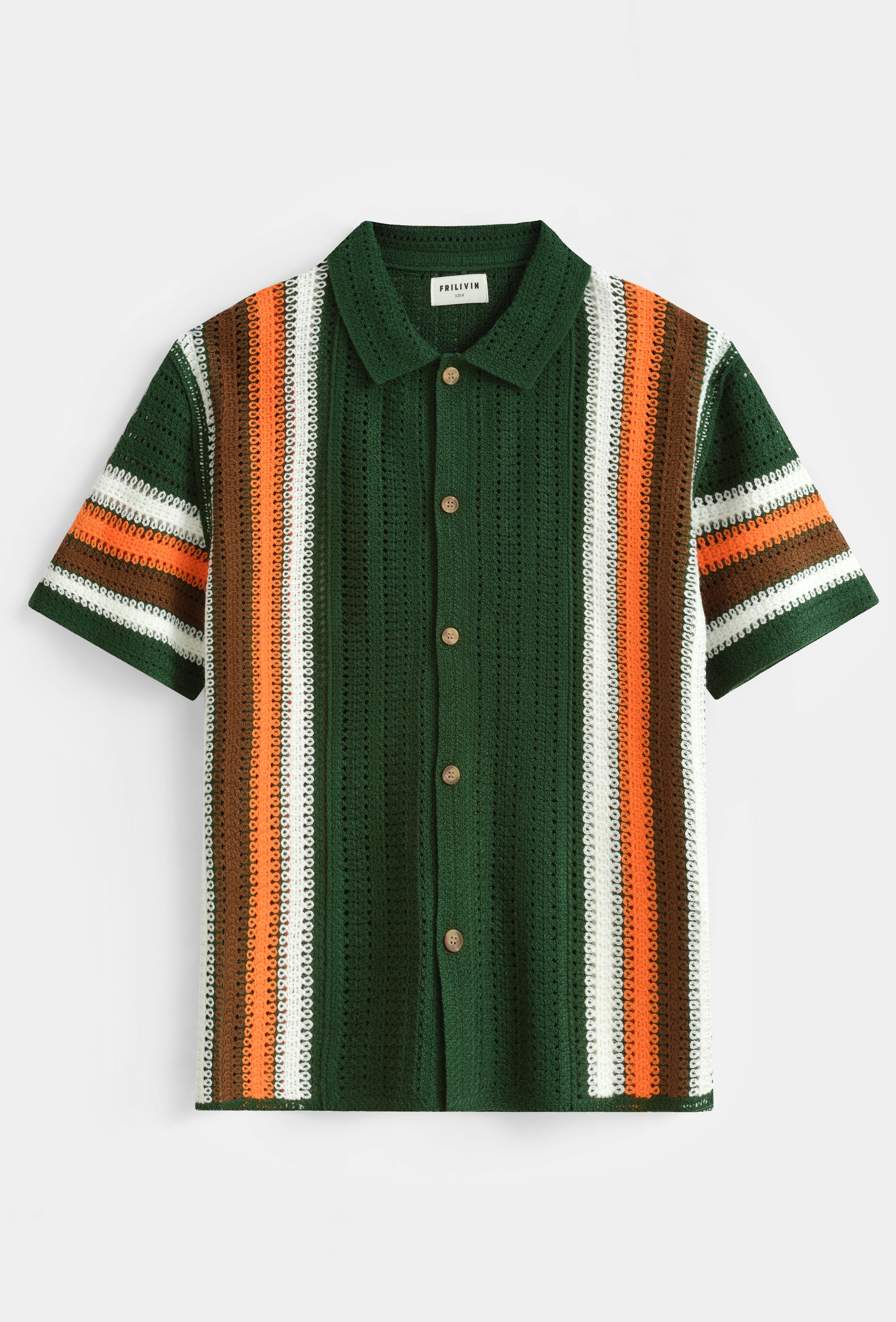 Chemise tricot rayures verticales