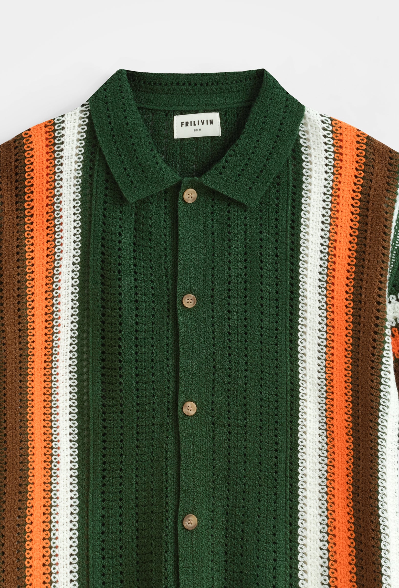 Chemise tricot rayures verticales
