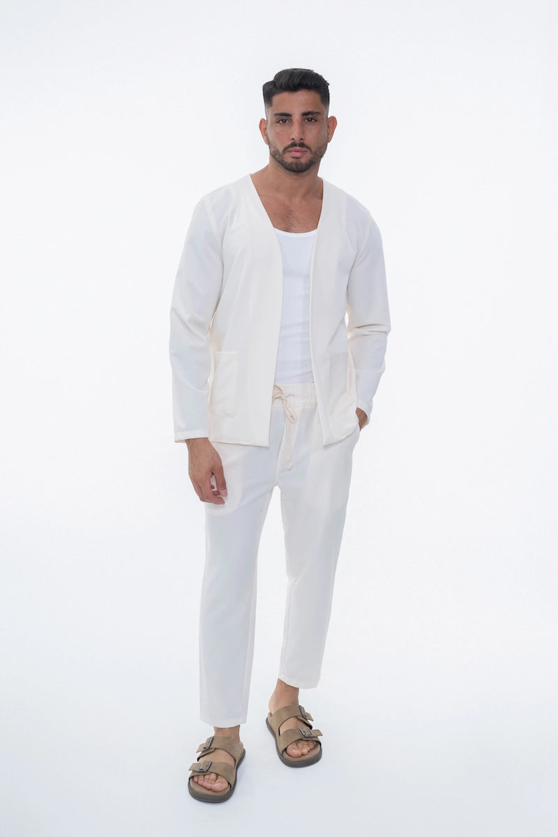 Ensemble uni veste pantalon