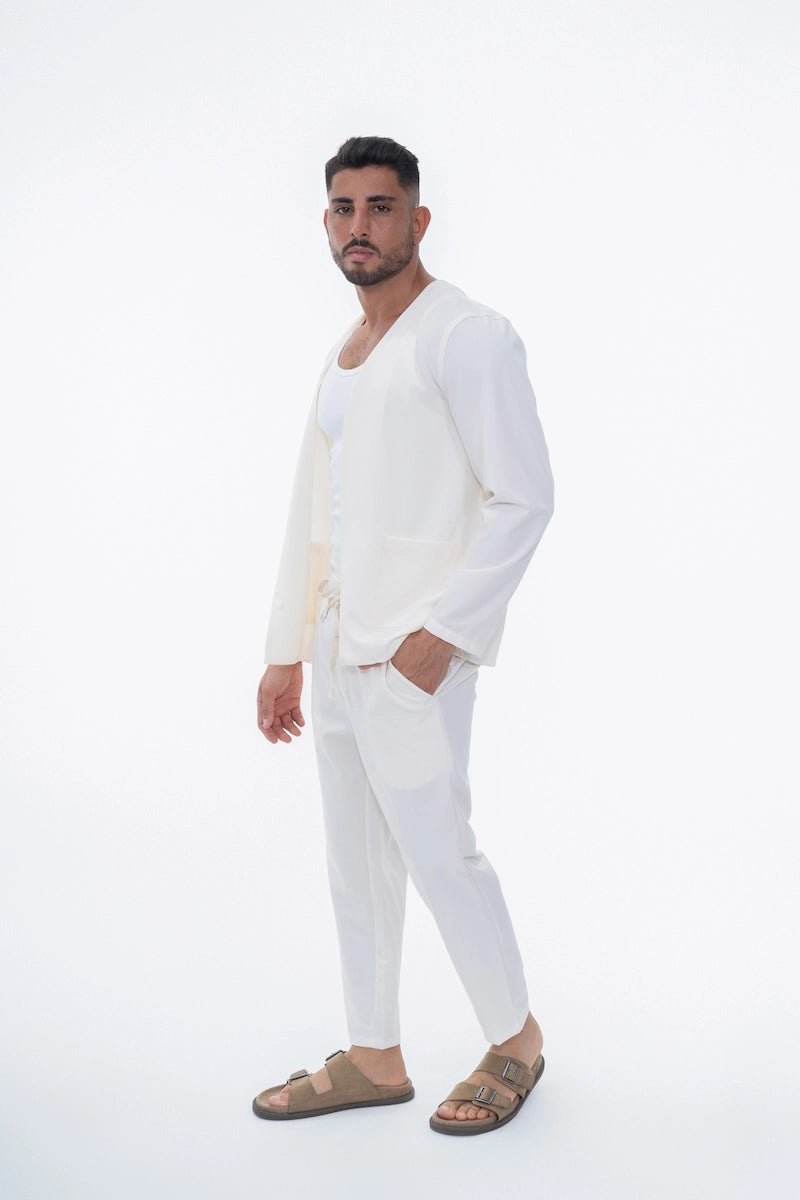 Ensemble uni veste pantalon