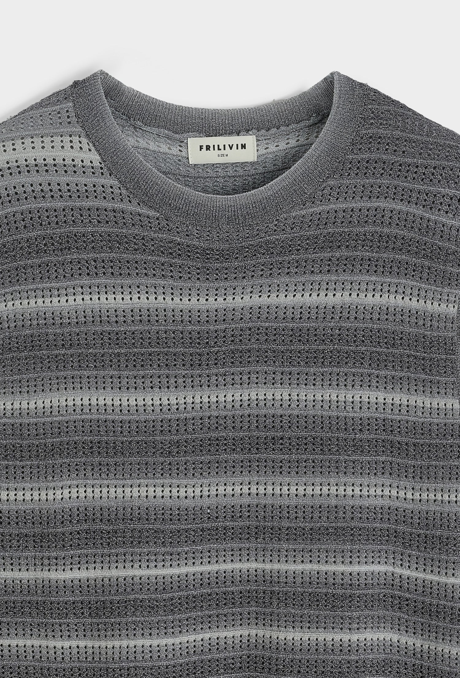 T-shirt débardeur tricot rayé