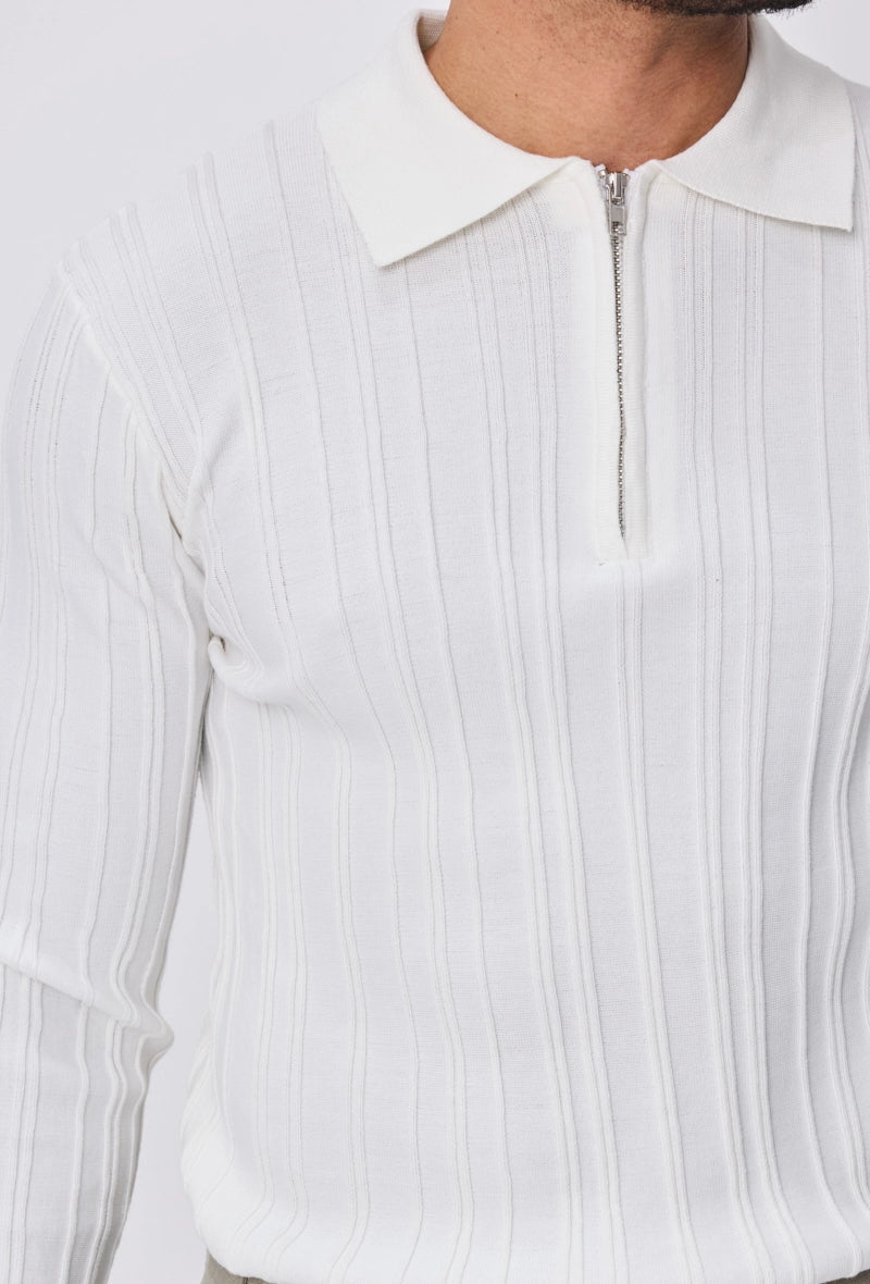 Pull uni manches longues