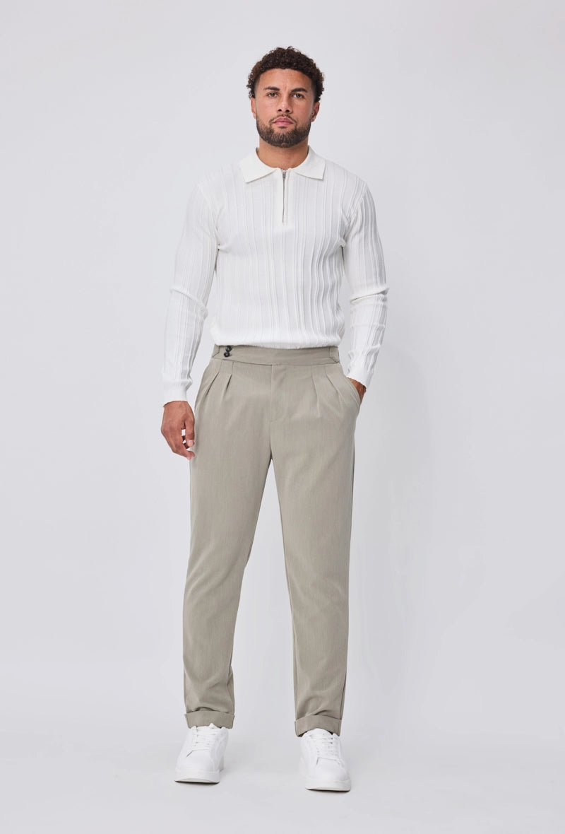 Pull uni manches longues