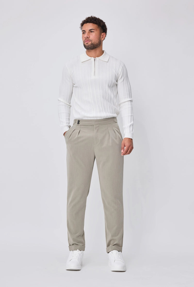 Pull uni manches longues