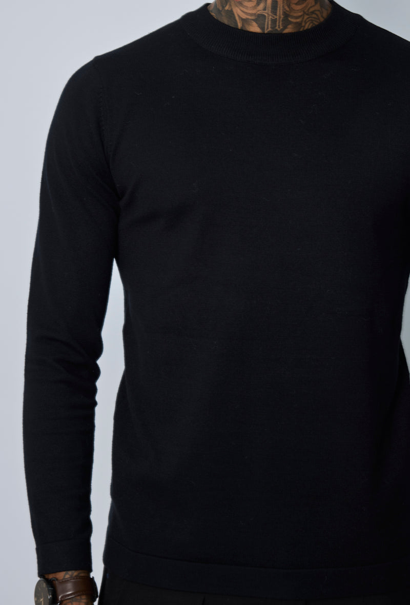 Pull col montant minimaliste