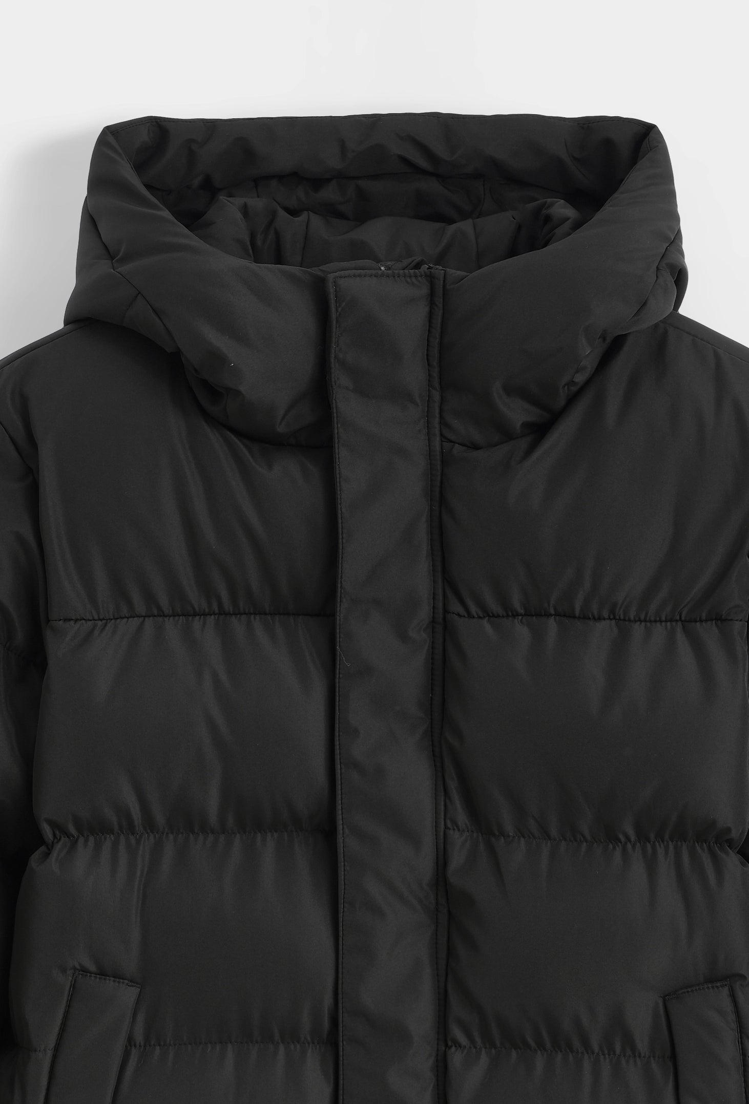 Blouson long bicolore