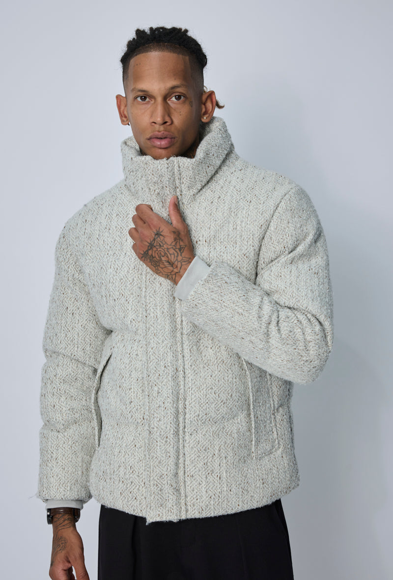 Blouson matelassé au toucher doux