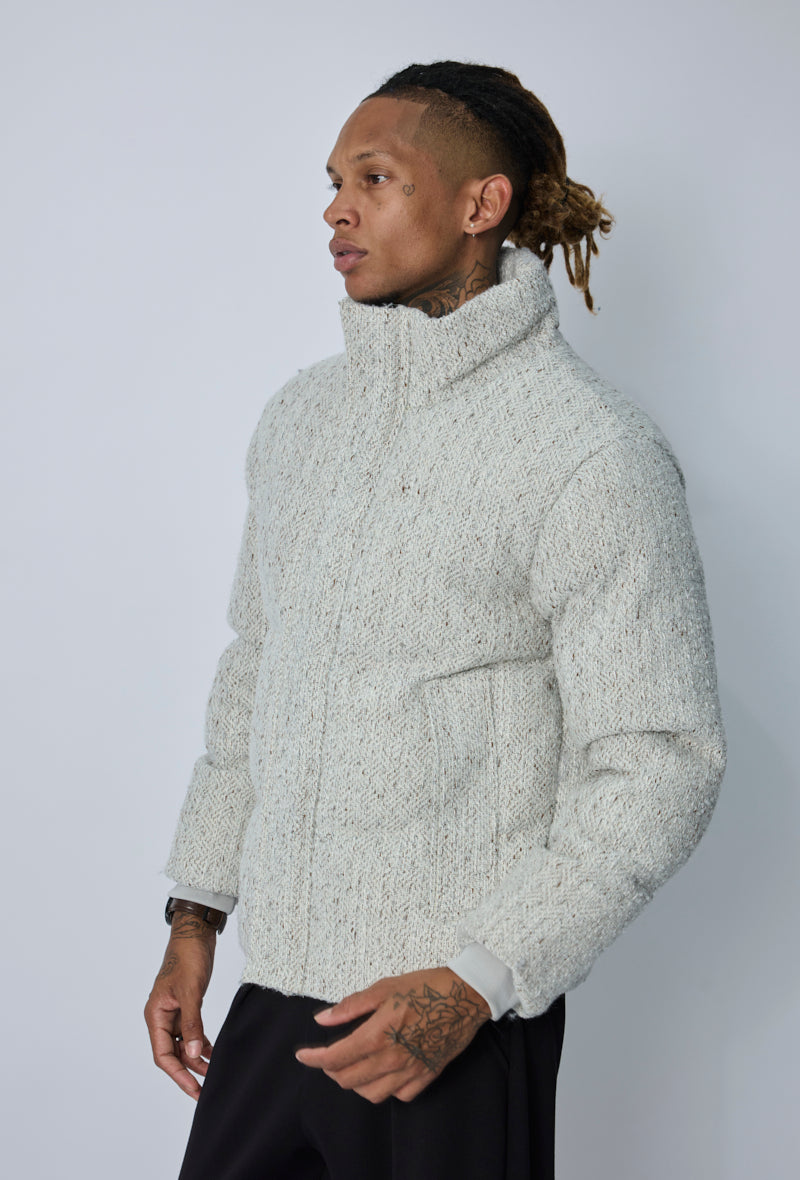 Blouson matelassé au toucher doux
