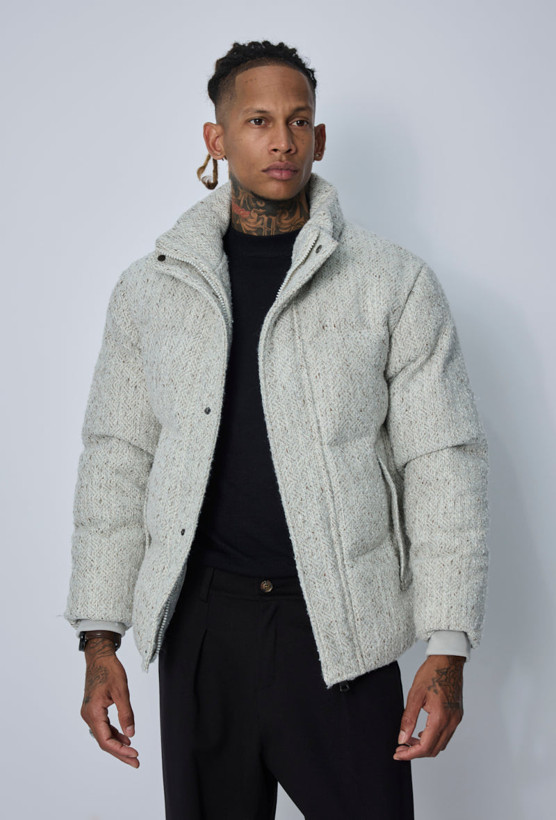 Blouson matelassé au toucher doux