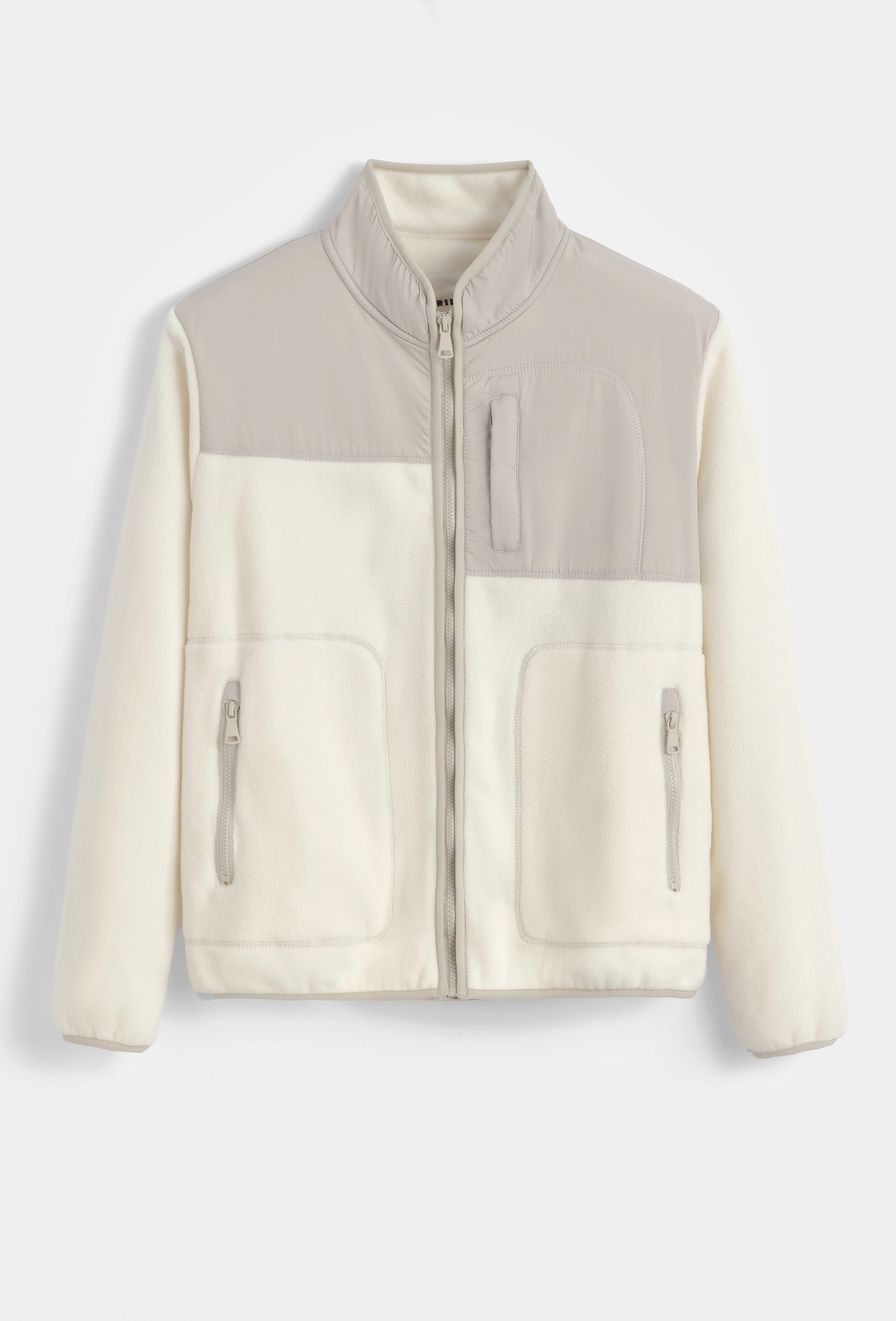 Veste bicolore sans capuche
