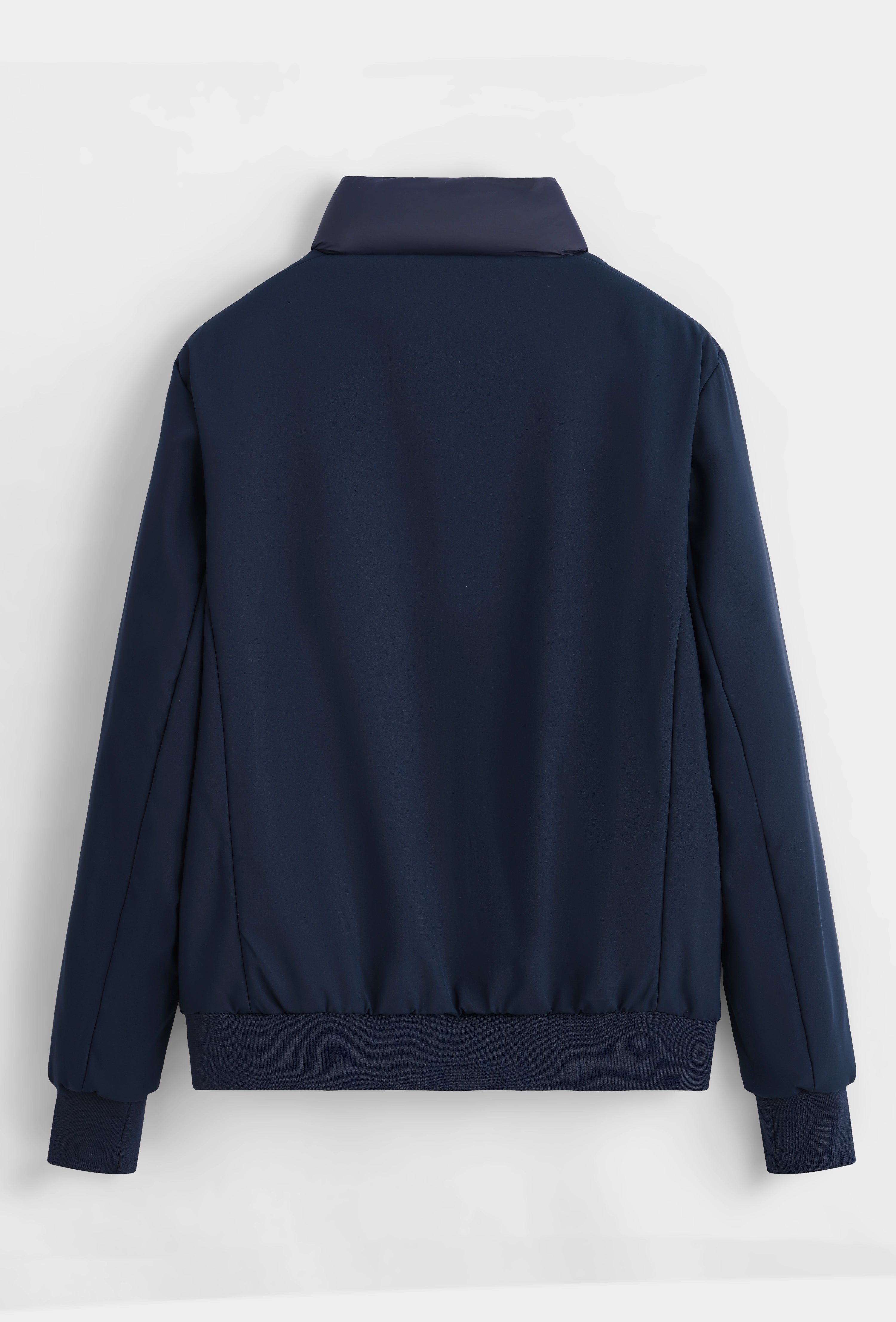 Ensemble veste pantalon uni avec fermeture zippée