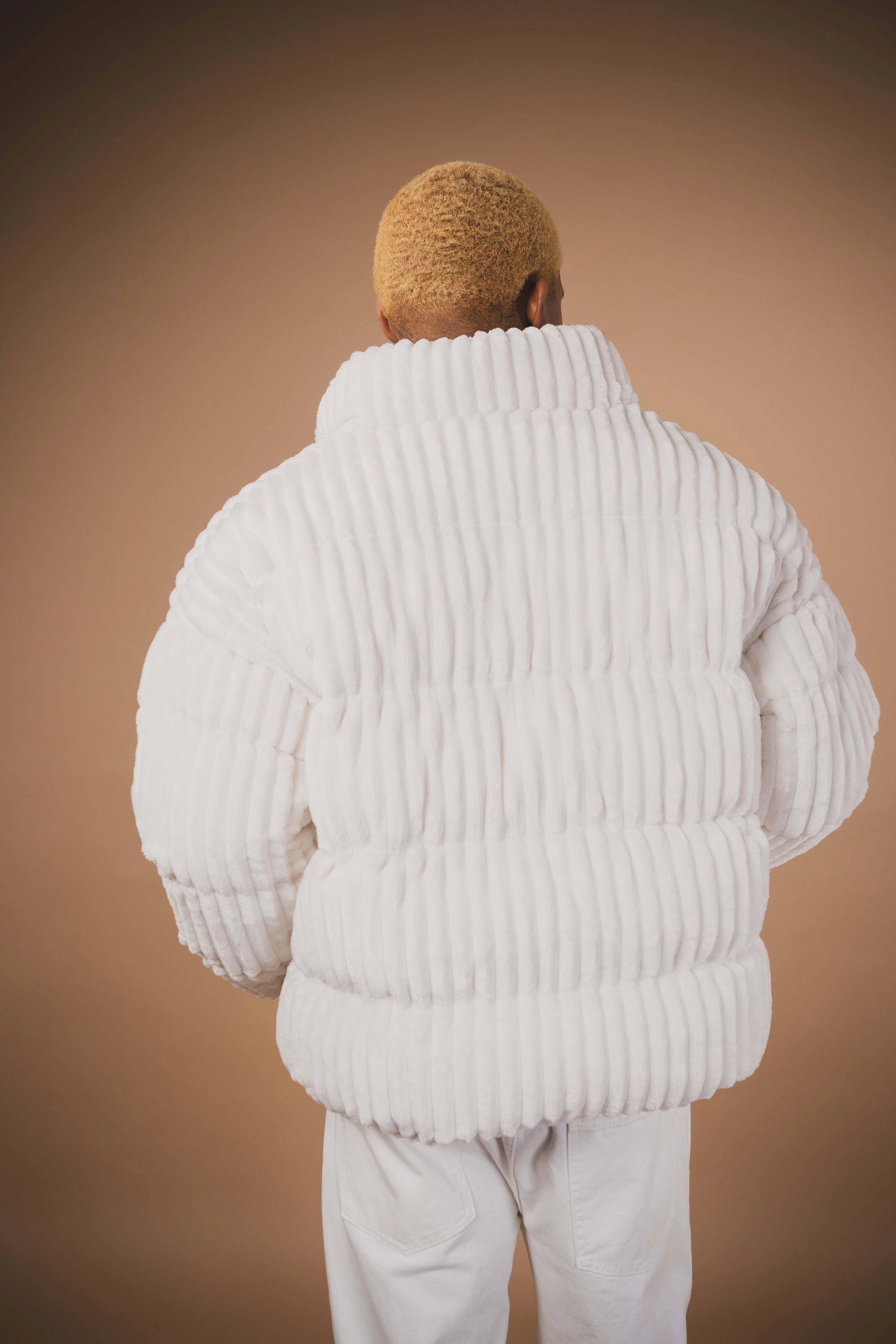 Blouson homme uni sans capuche