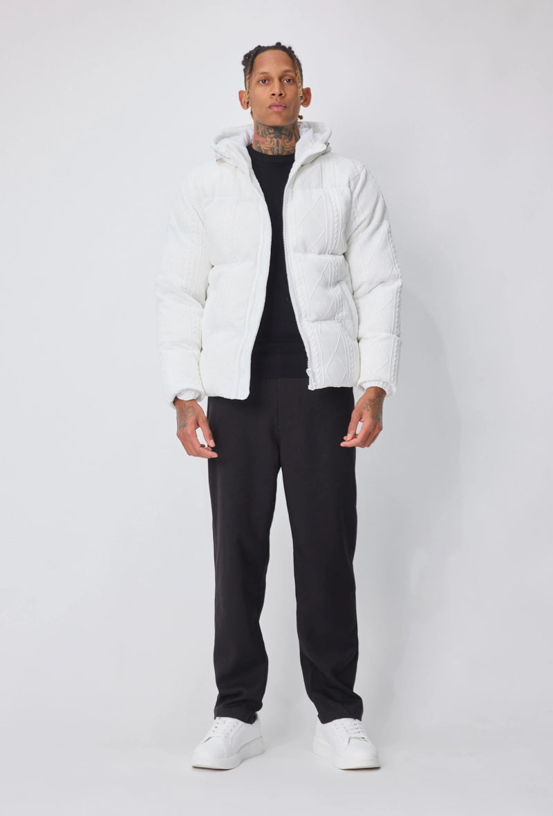 Blouson uni avec capuche amovible et poches latérales