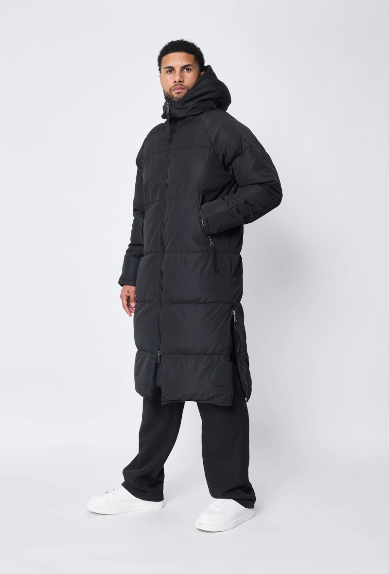 Long hooded down jacket Frilivin
