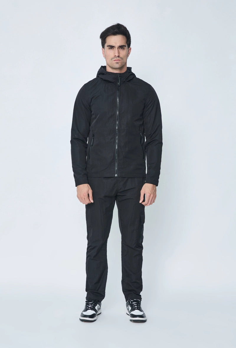 Ensemble veste cargo fin uni