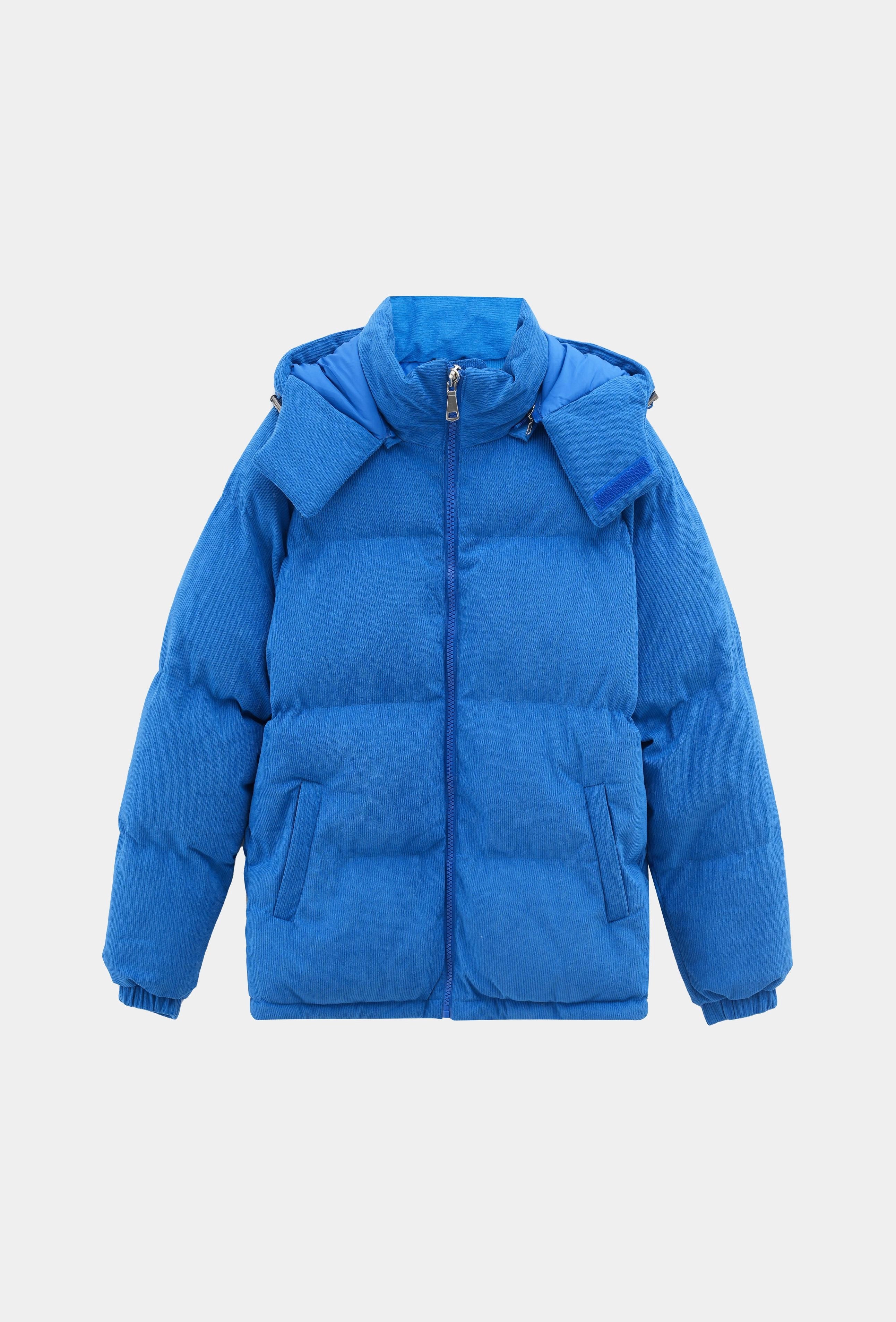 Blouson oversized matelassé à rayure