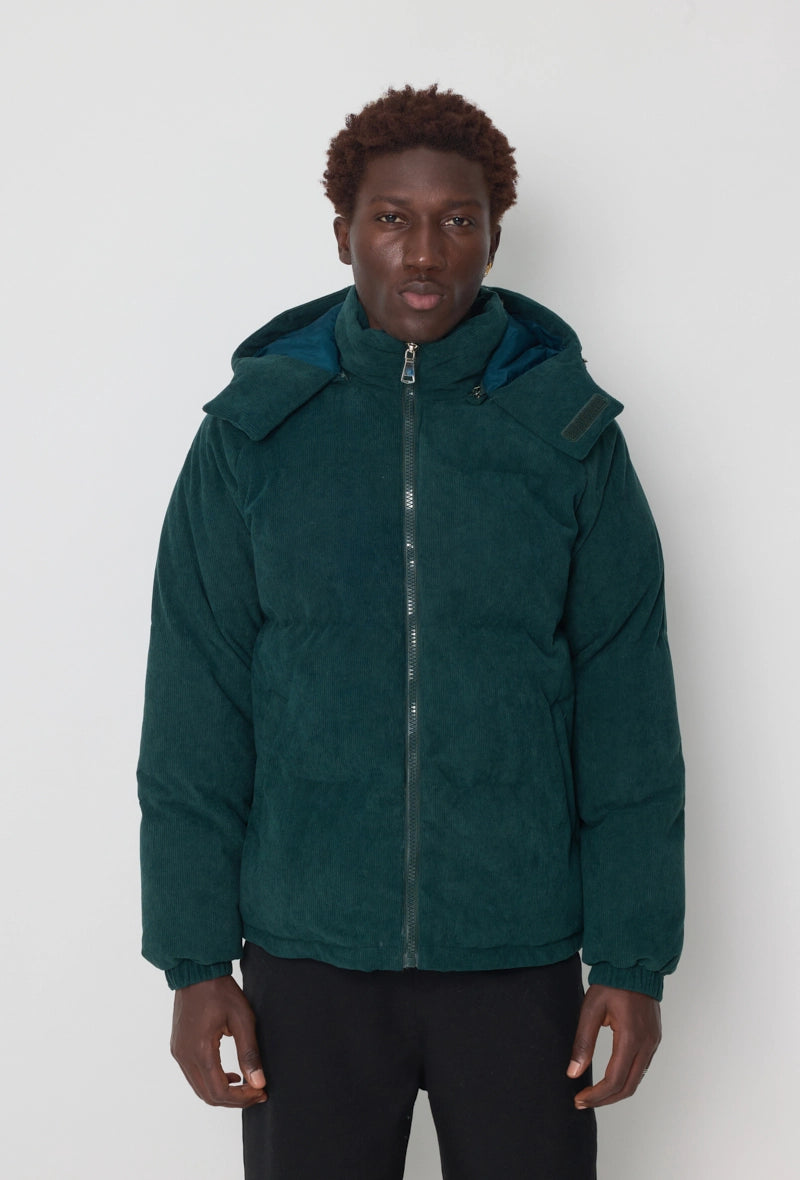 Blouson oversized matelassé à rayure