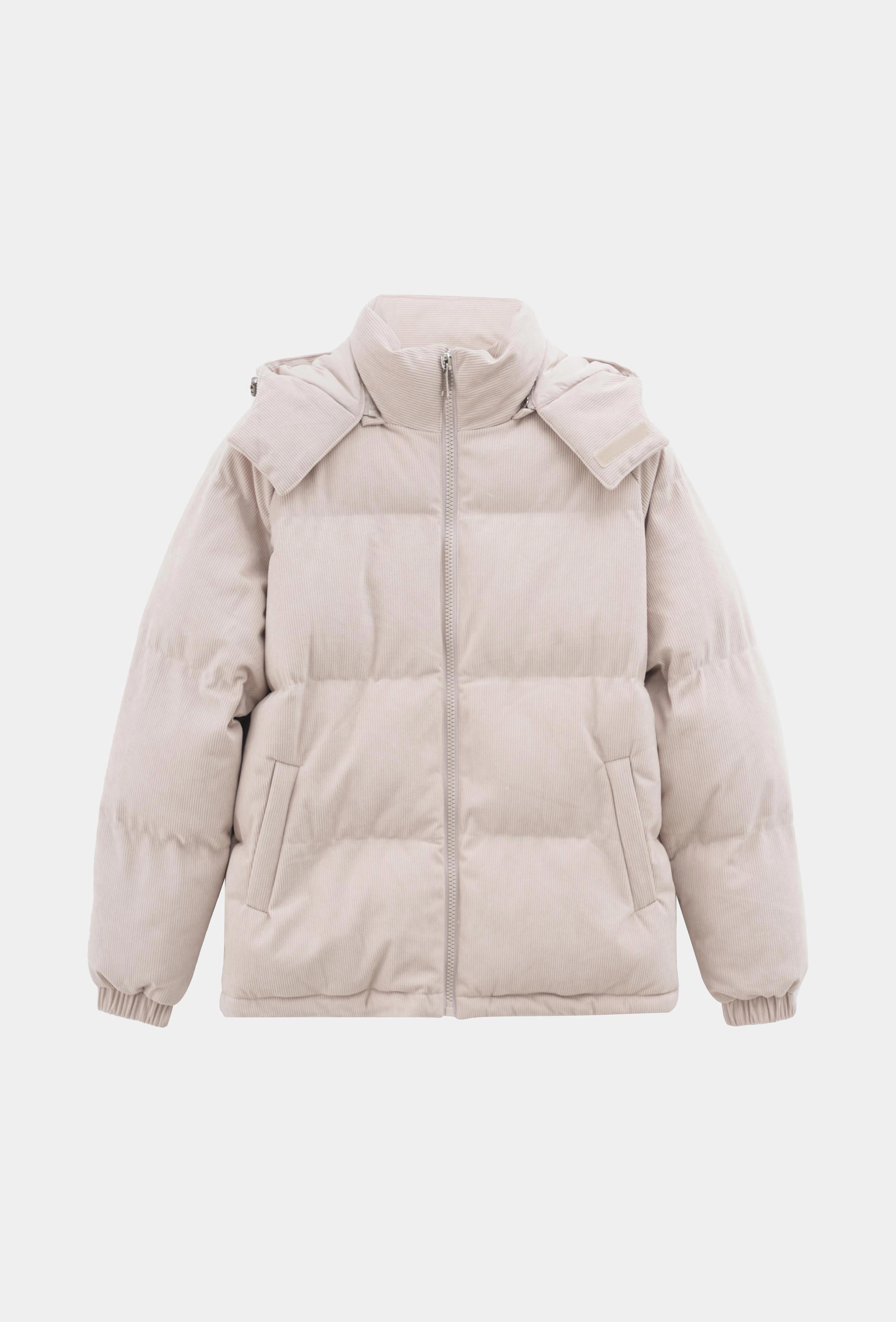 Blouson oversized matelassé à rayure