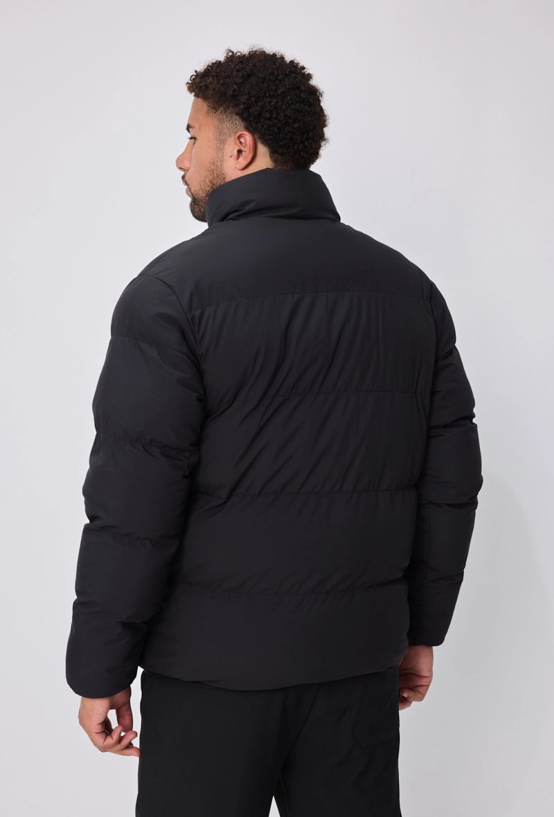 Manteau réversible bimatière