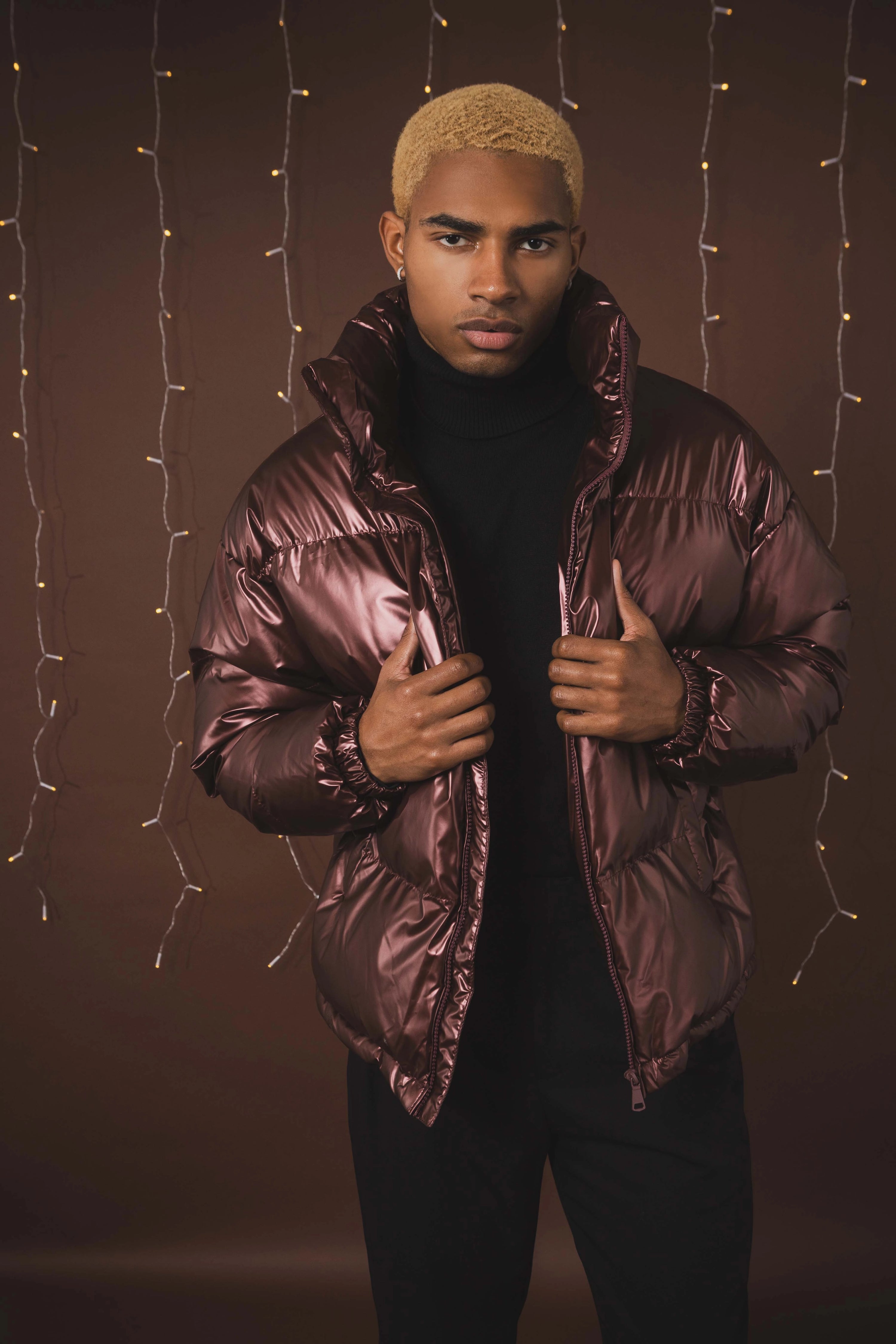 Blouson uni sans capuche