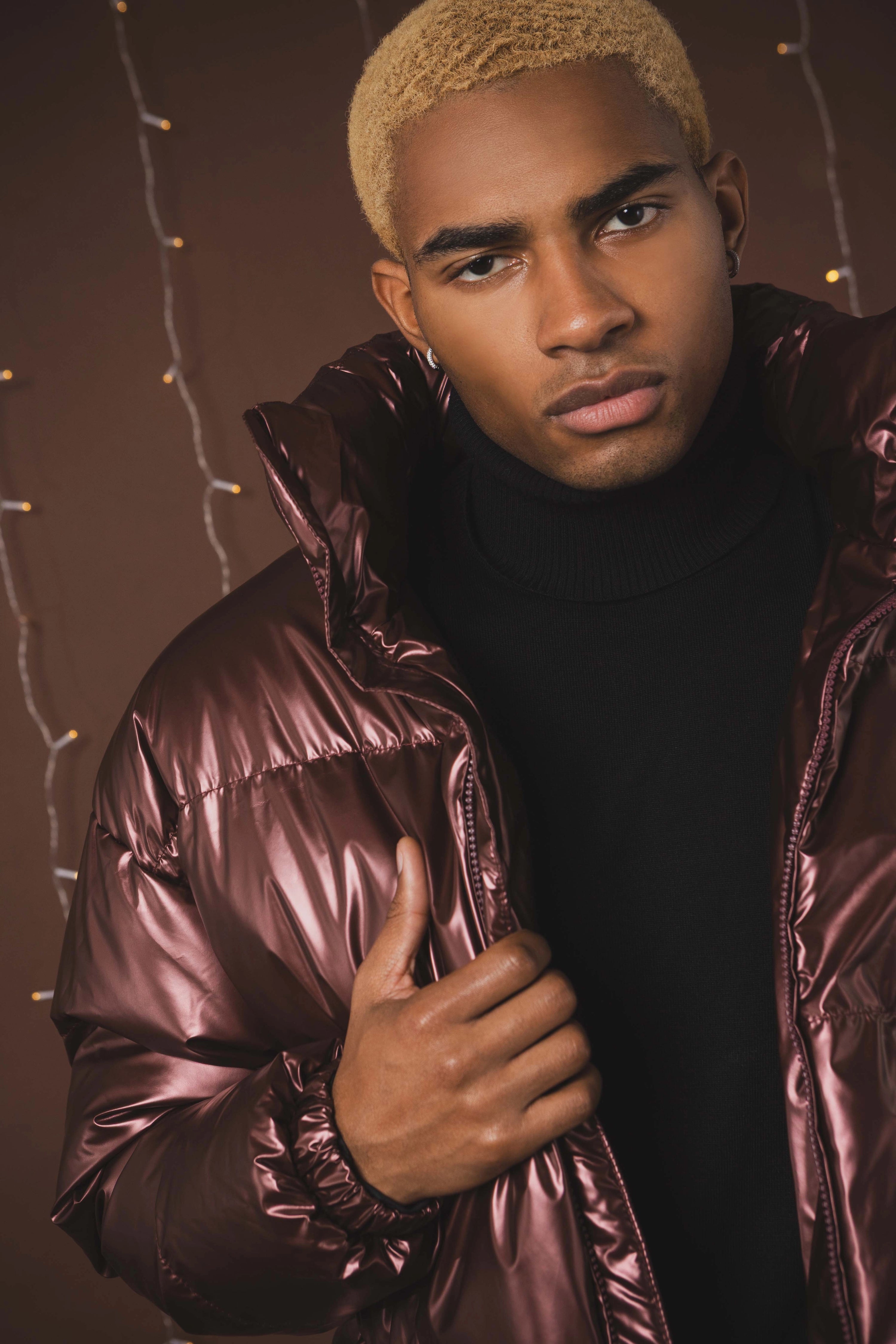 Blouson uni sans capuche