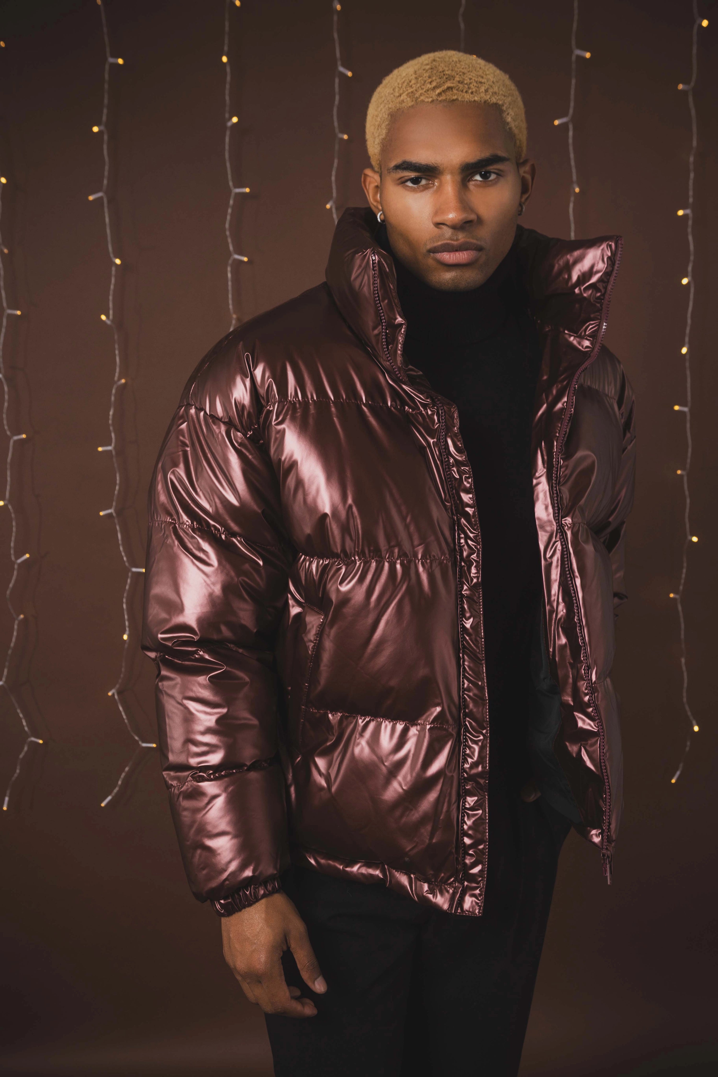 Blouson uni sans capuche