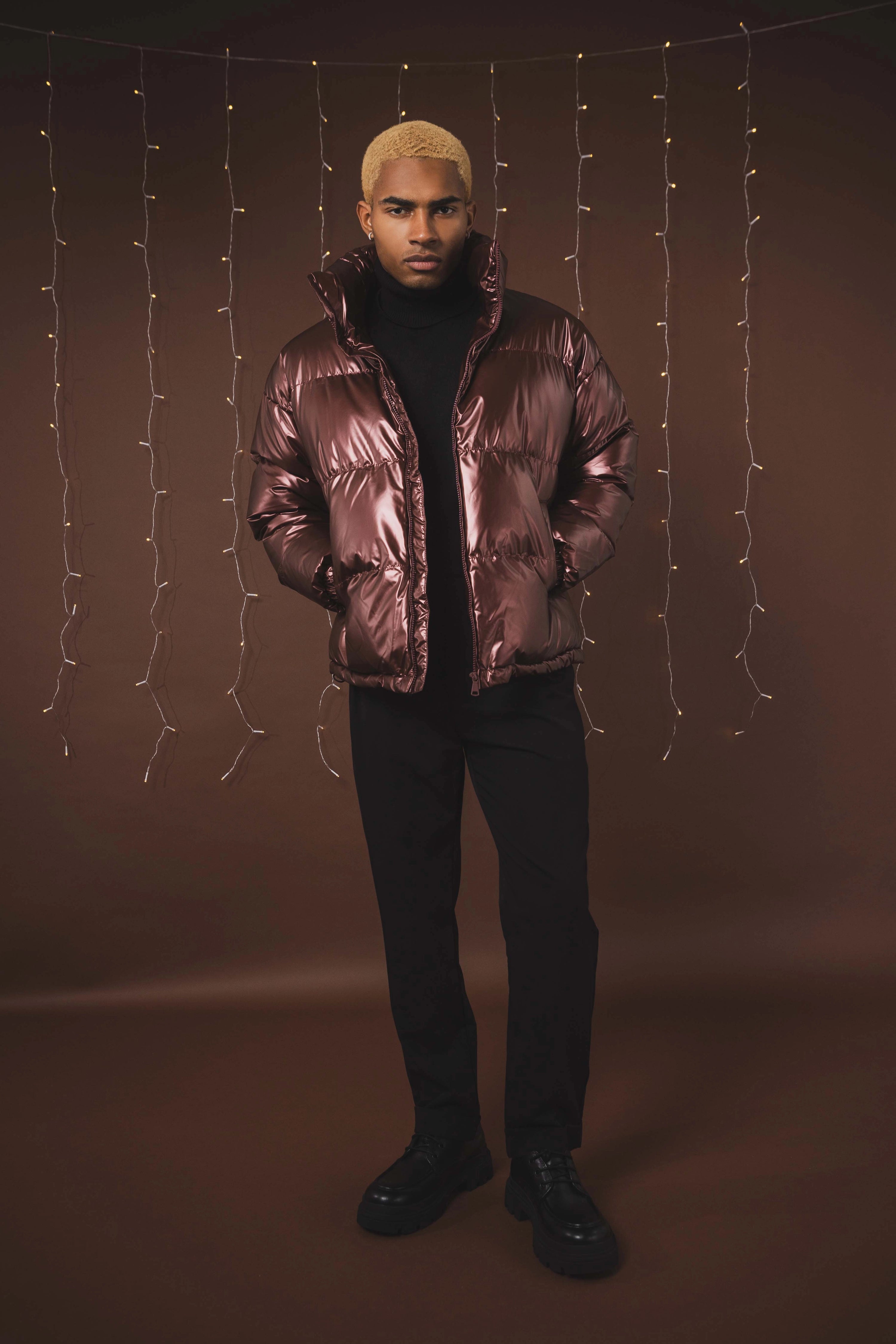 Blouson uni sans capuche