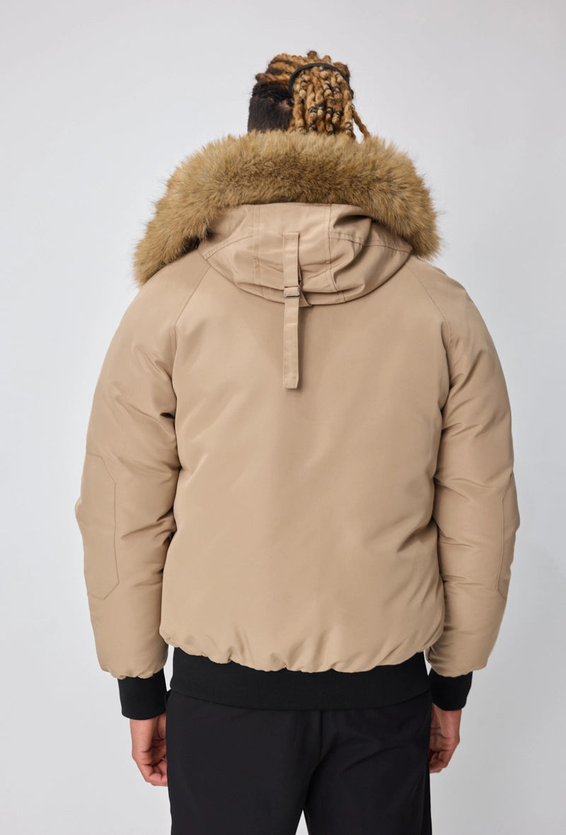 Doudoune manches longues à capuche