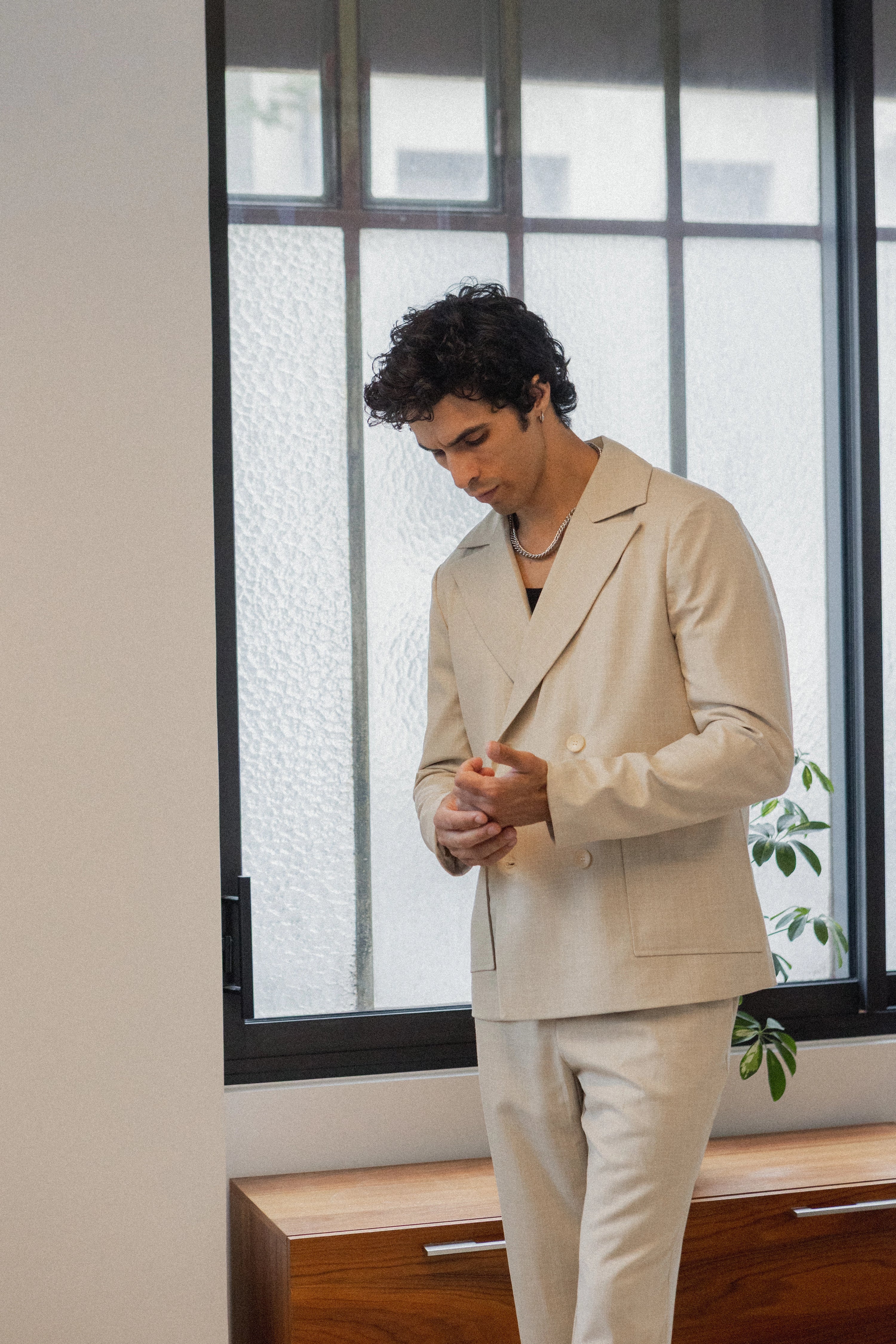 Ensemble blazer et tailleurs uni