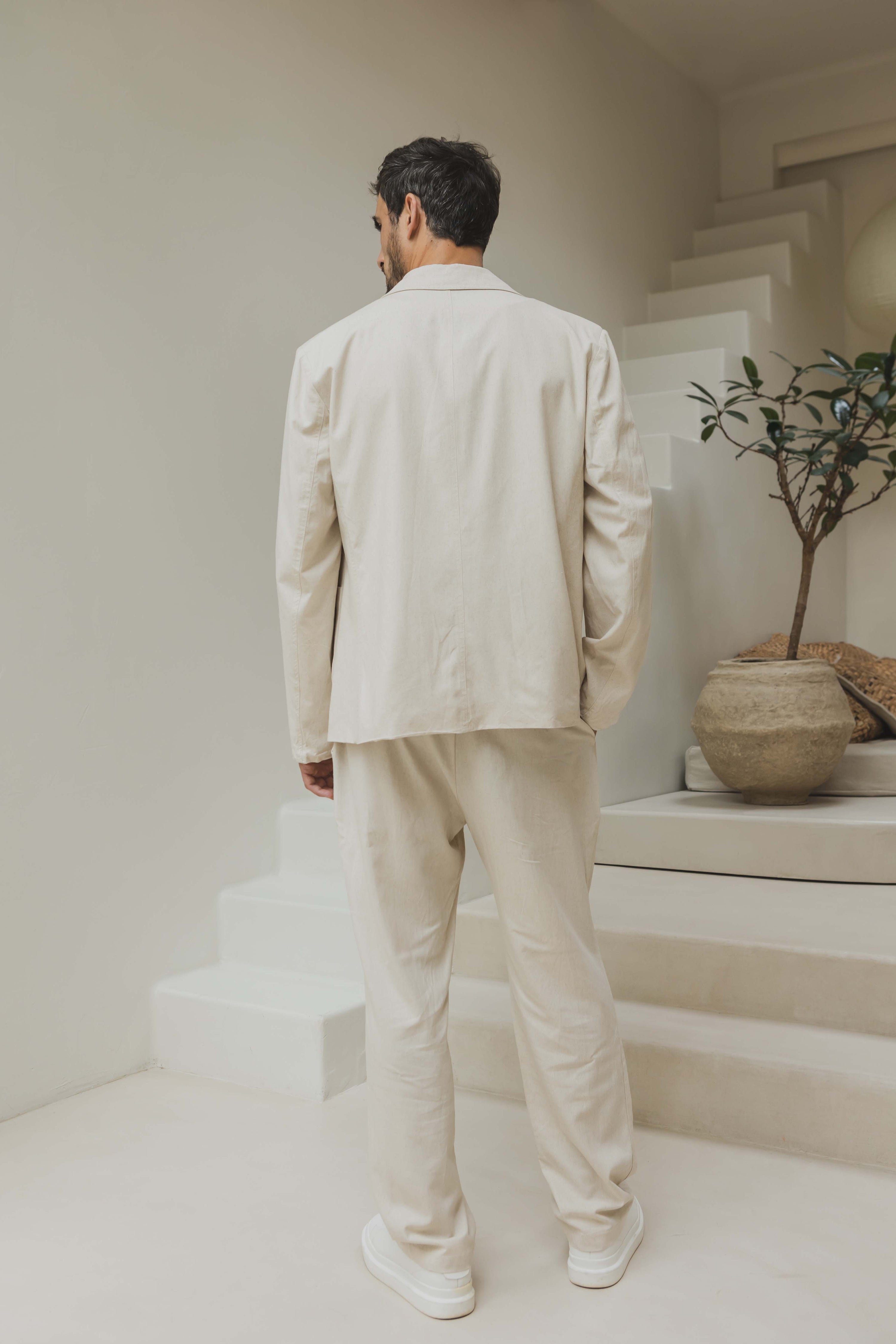 Ensemble blazer et tailleurs uni