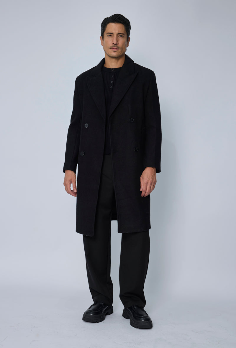 Manteau croisé élégant