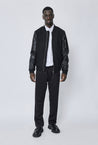 Veste avec manche simili cuire - Frilivin