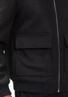 Veste bombers avec col moumoute - Frilivin